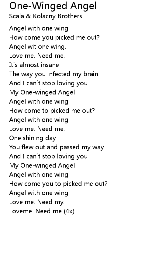 One Winged Angel Lyrics Follow Lyrics