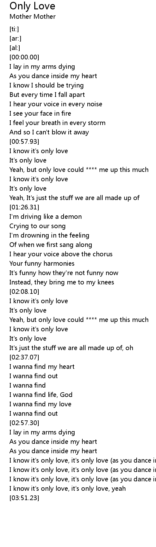 Only Love Lyrics Follow Lyrics