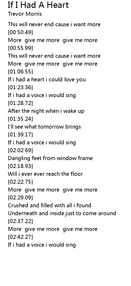 If I Had A Heart Lyrics Follow Lyrics