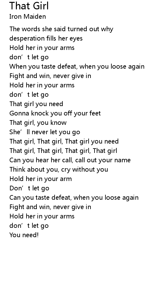 Fastest It Girl Lyrics