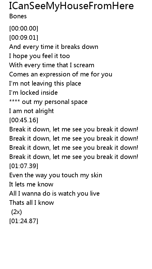 Icanseemyhousefromhere Lyrics Follow Lyrics