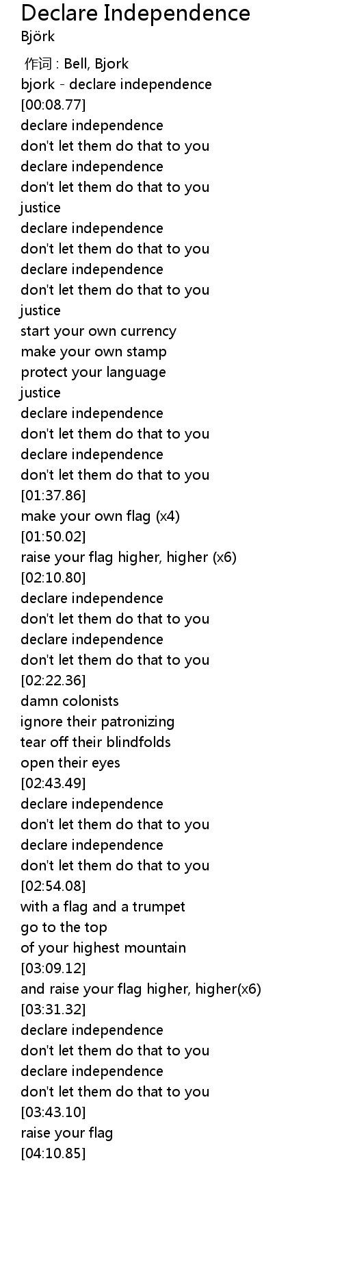 Raise Your Flag Lyrics