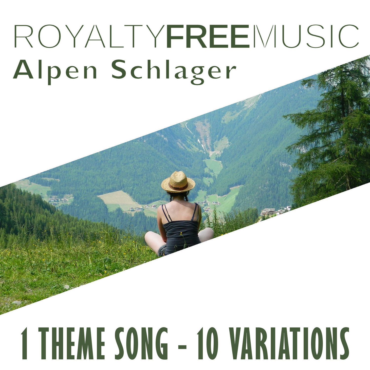 Royalty Free Music: Alpen Schlager (1 Theme Song - 10 Variations)