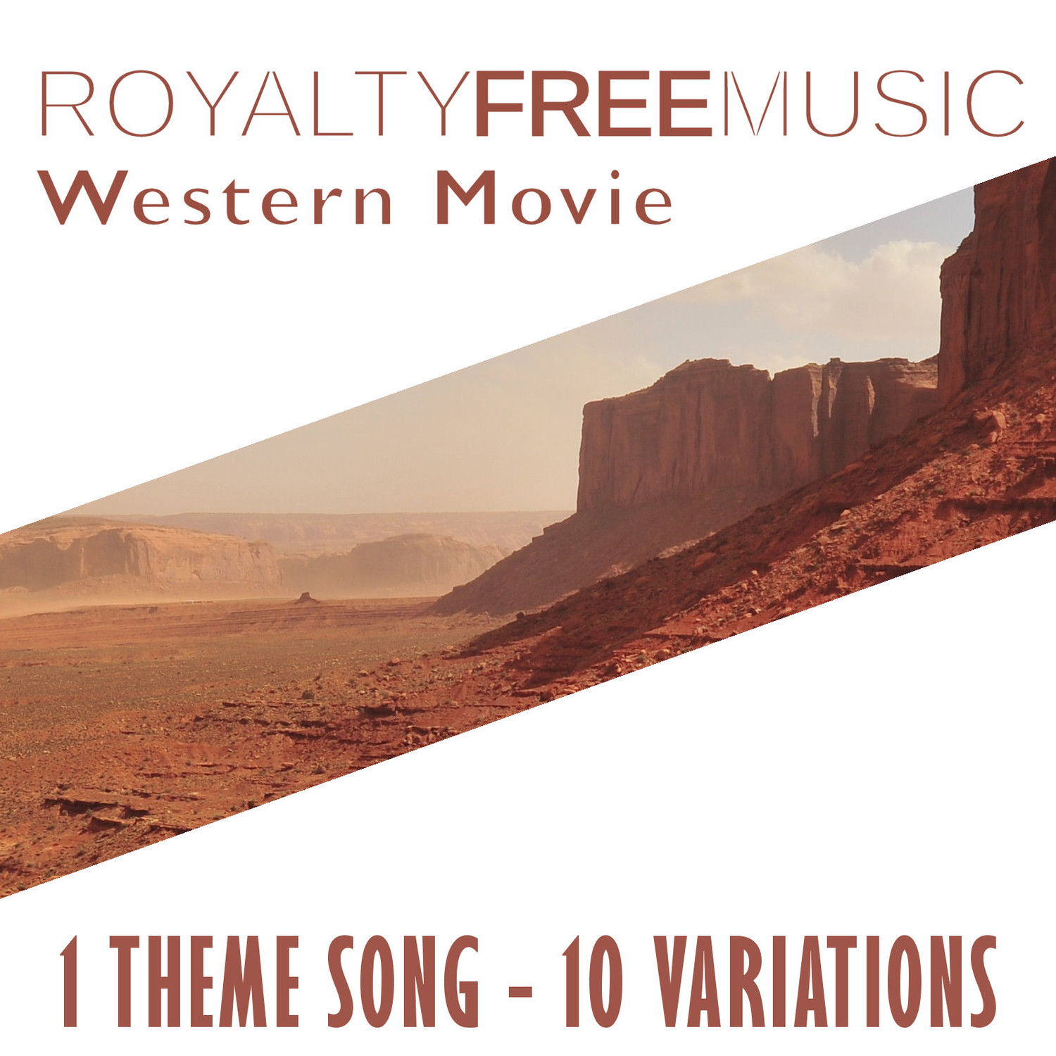 Royalty Free Music: Western Movie (1 Theme Song - 10 Variations)