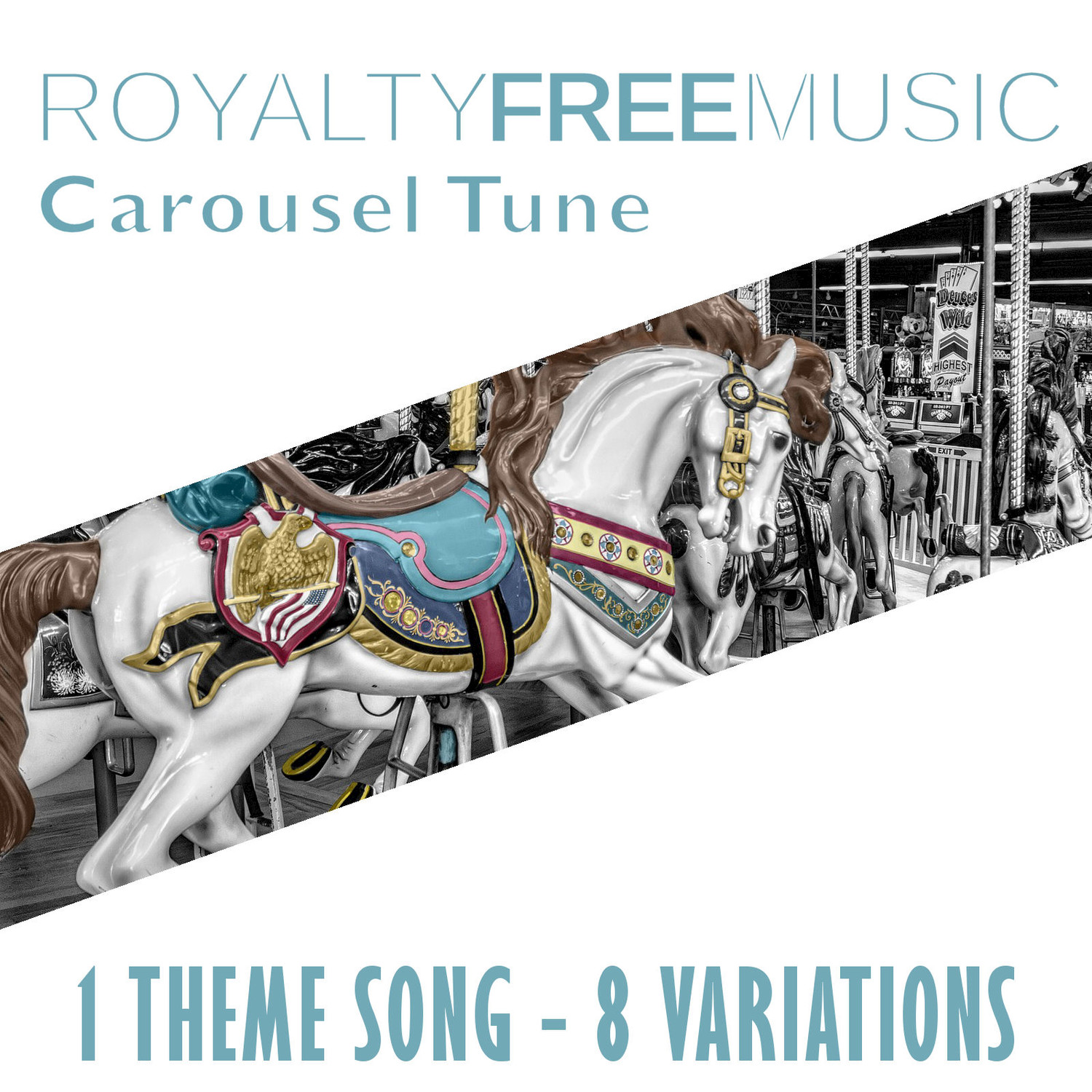 Royalty Free Music: Carousel Tune (1 Theme Song - 8 Variations)