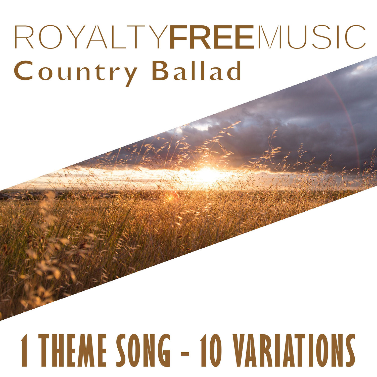 Royalty Free Music: Country Ballad (1 Theme Song - 10 Variations)