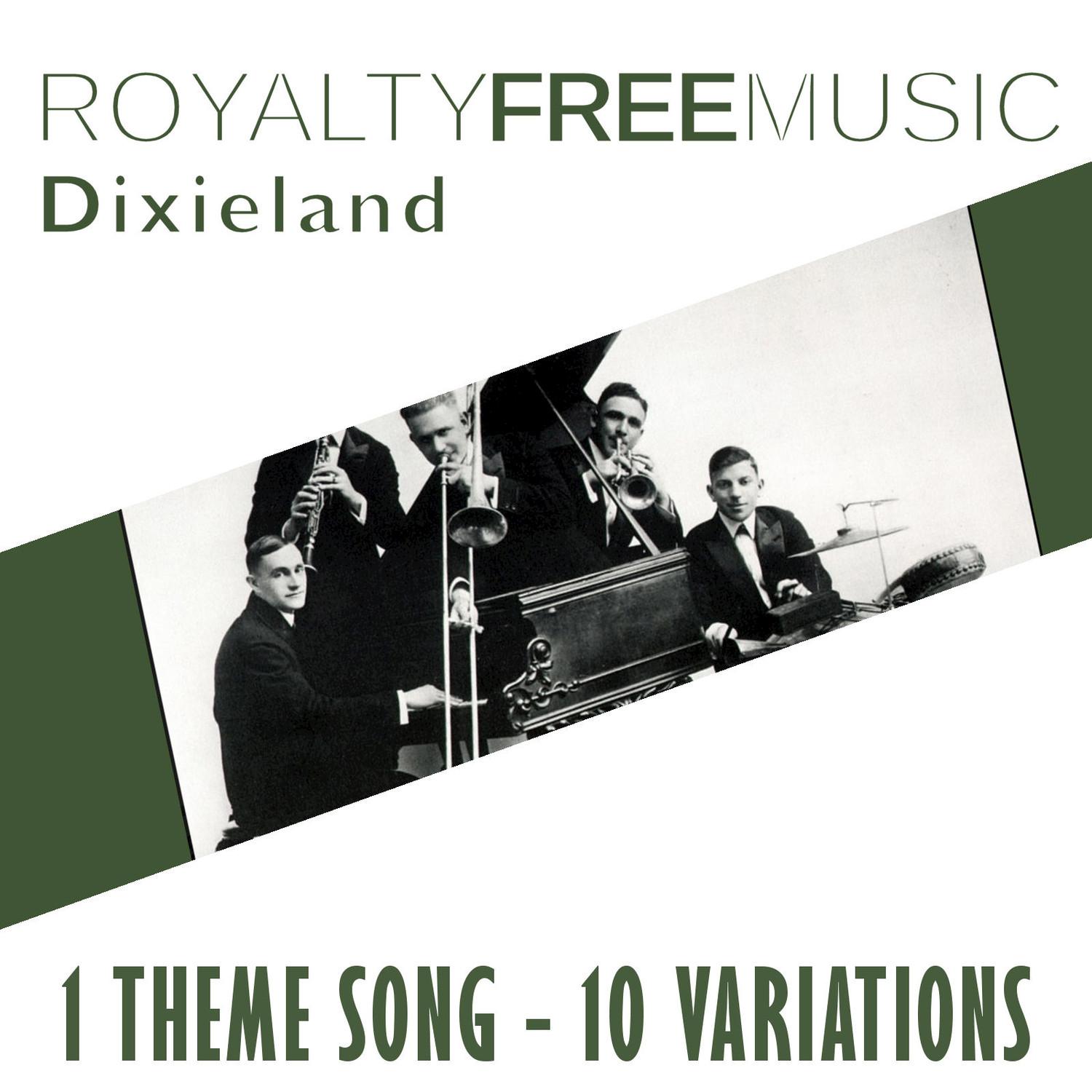 Royalty Free Music: Dixieland (1 Theme Song - 10 Variations)