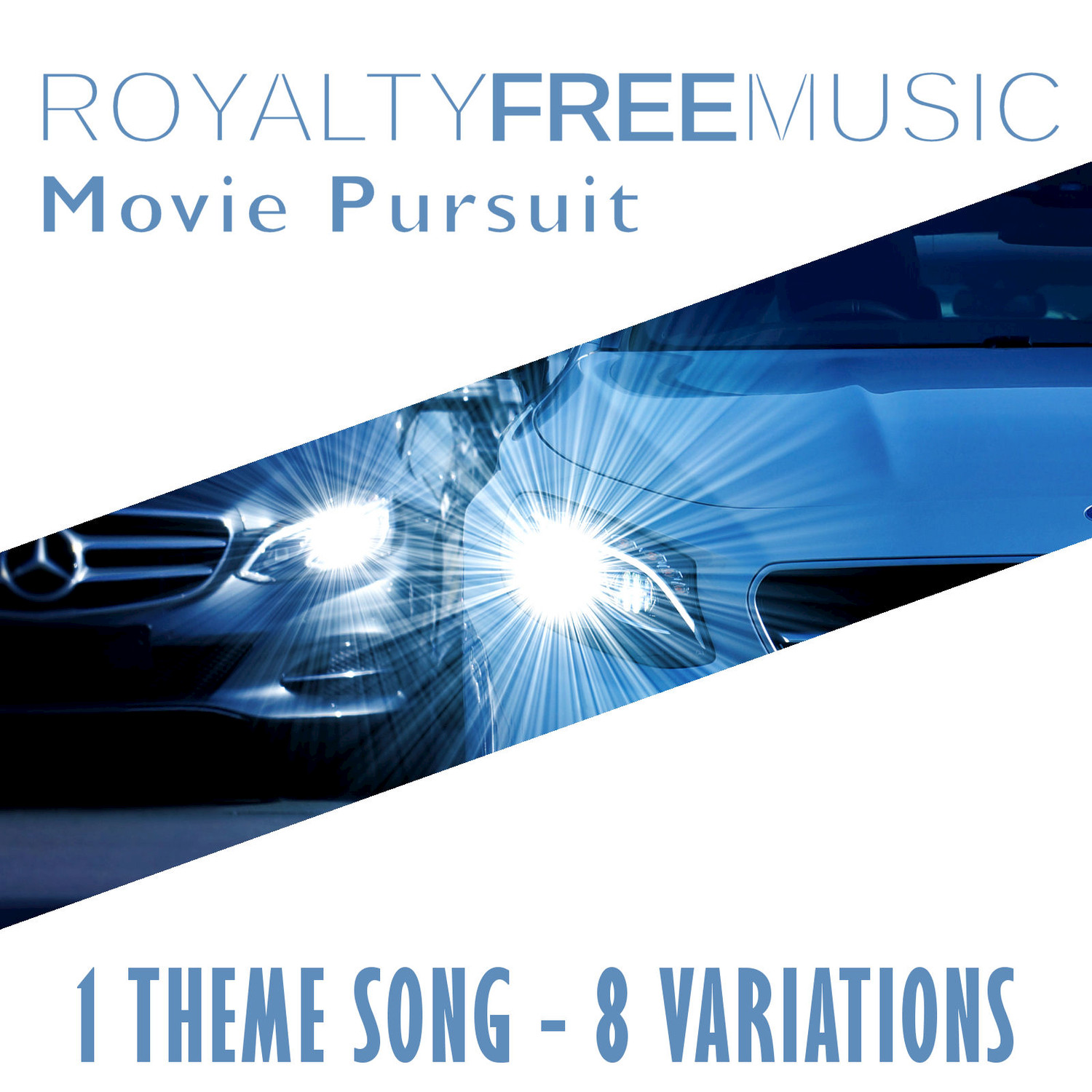 Royalty Free Music: Movie Pursuit (1 Theme Song - 8 Variations)