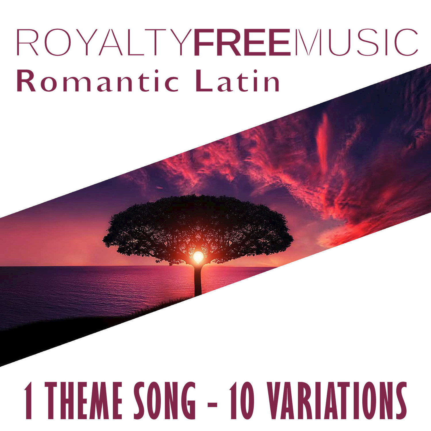 Royalty Free Music: Romantic Latin (1 Theme Song - 10 Variations)