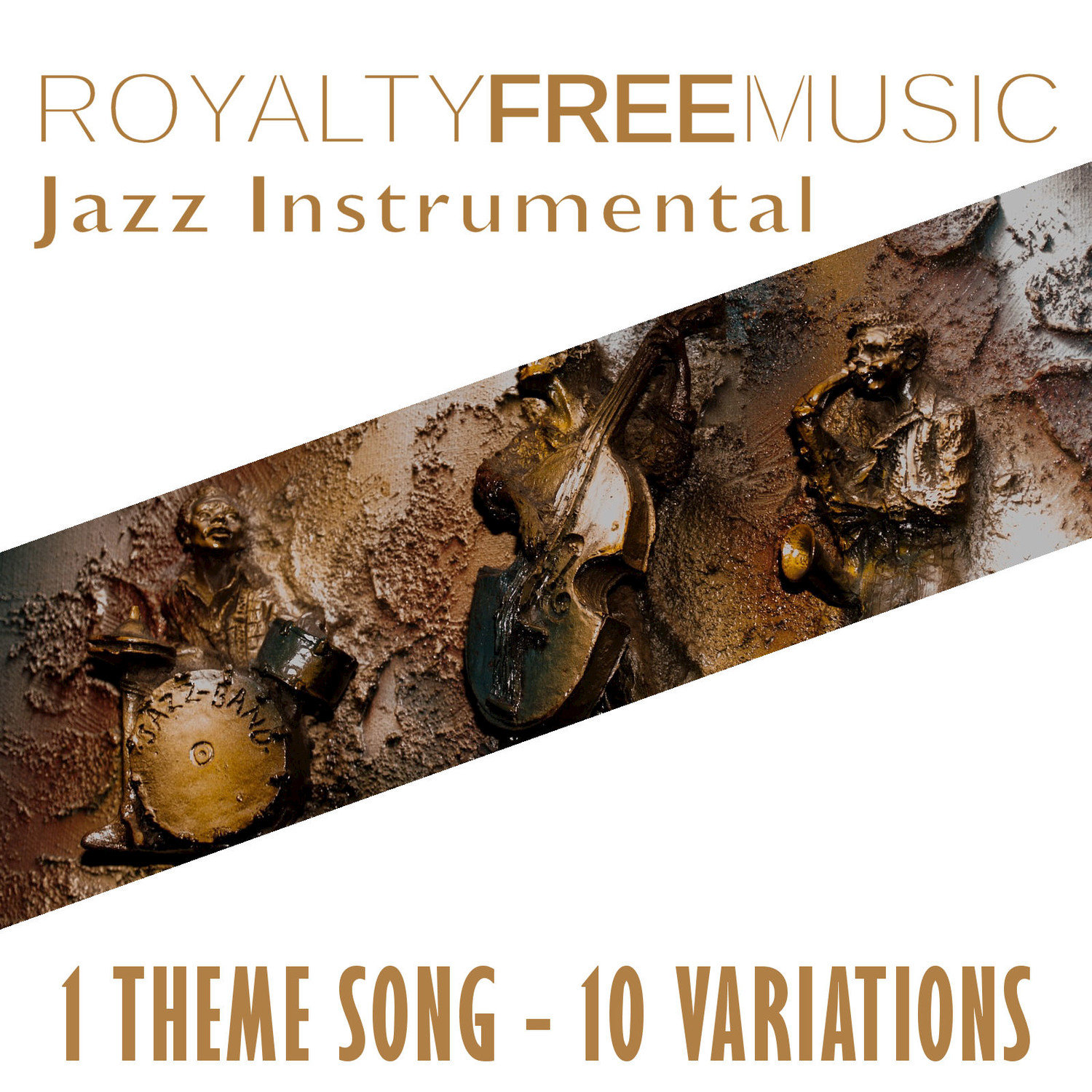 Royalty Free Music: Jazz Instrumental (1 Theme Song - 10 Variations)