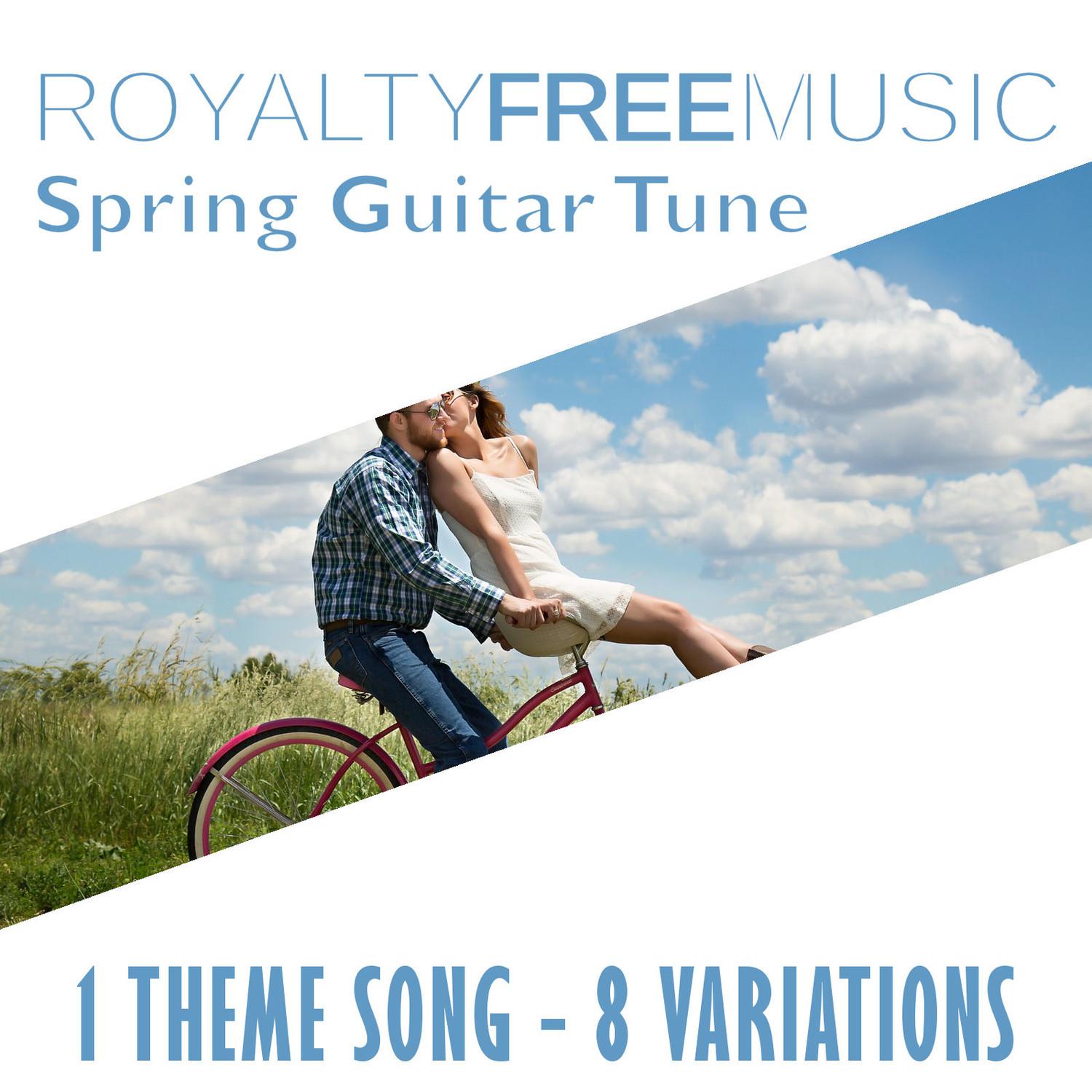 Royalty Free Music: Spring Guitar Tune (1 Theme Song - 8 Variations)