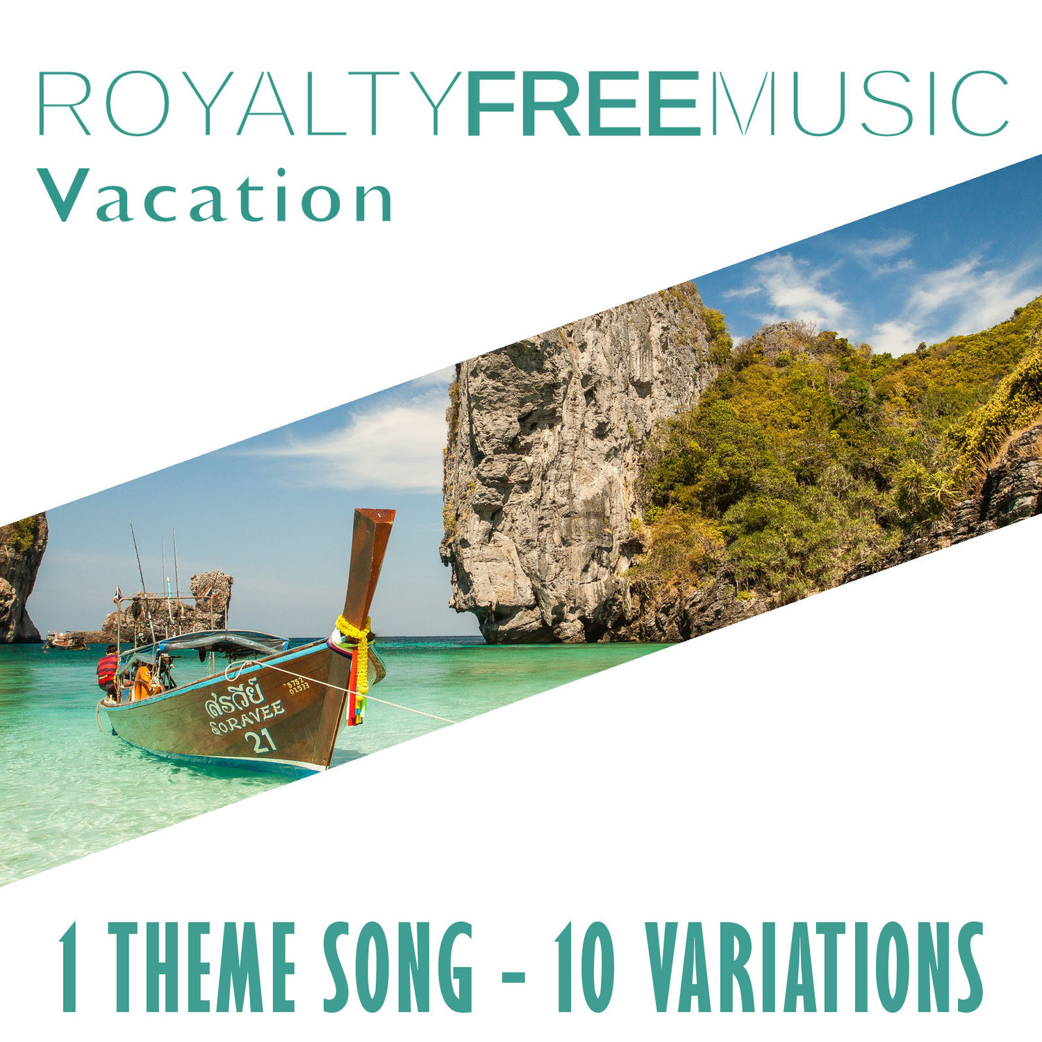 Royalty Free Music: Vacation (1 Theme Song - 10 Variations)