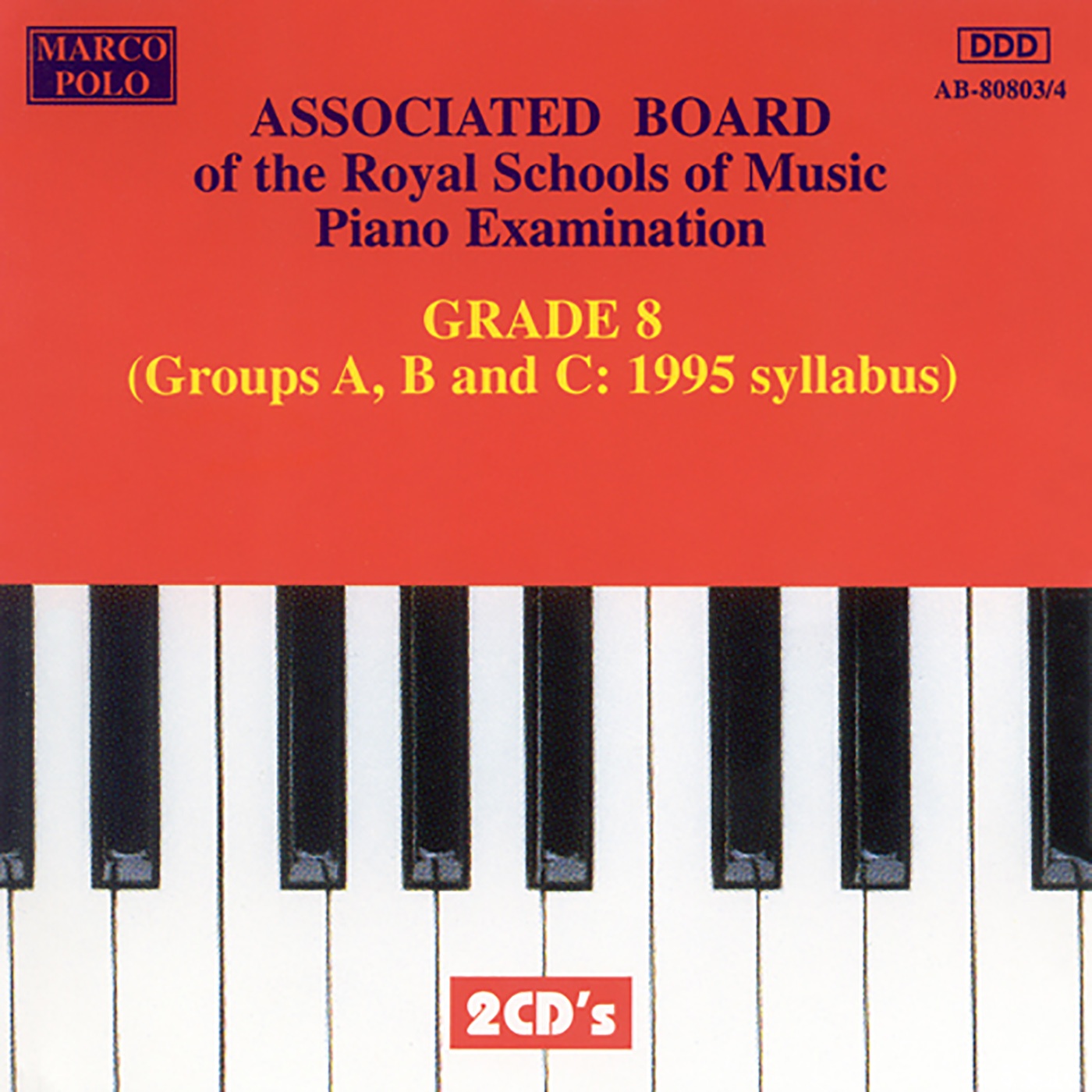 PIANO MUSIC FOR STUDENTS - Associated Board Piano Examination, Grade 8 (1995)