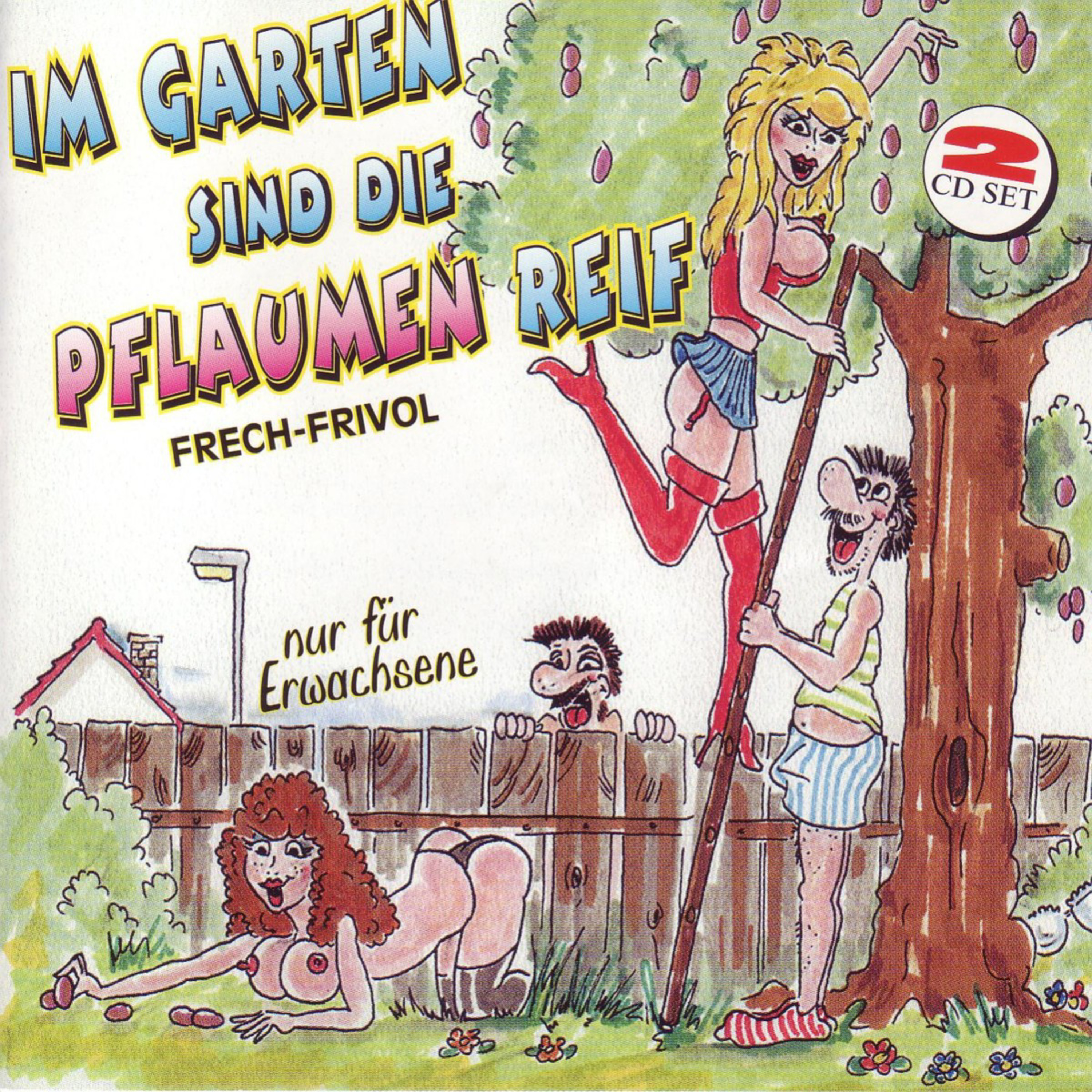 Im Garten sind die Pflaumen reif