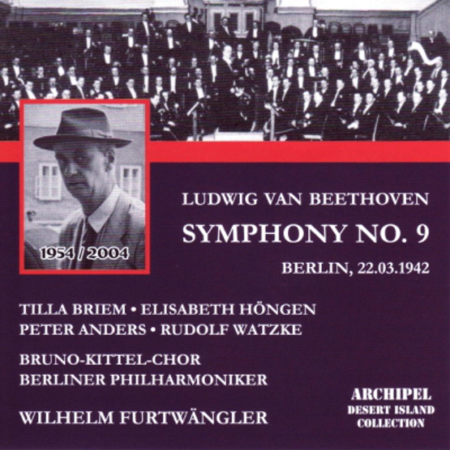 Beethoven: Symphony No. 9 - "Choral" (Berlin, 1942)