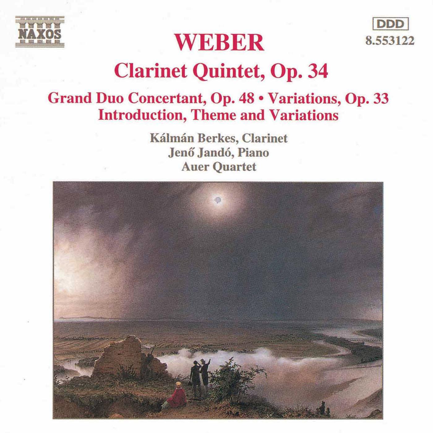 Introduction, Theme and Variations (attrib. to J. Kuffner as Op. 32): Introduction, Theme and Variations for Clarinet and String Quartet