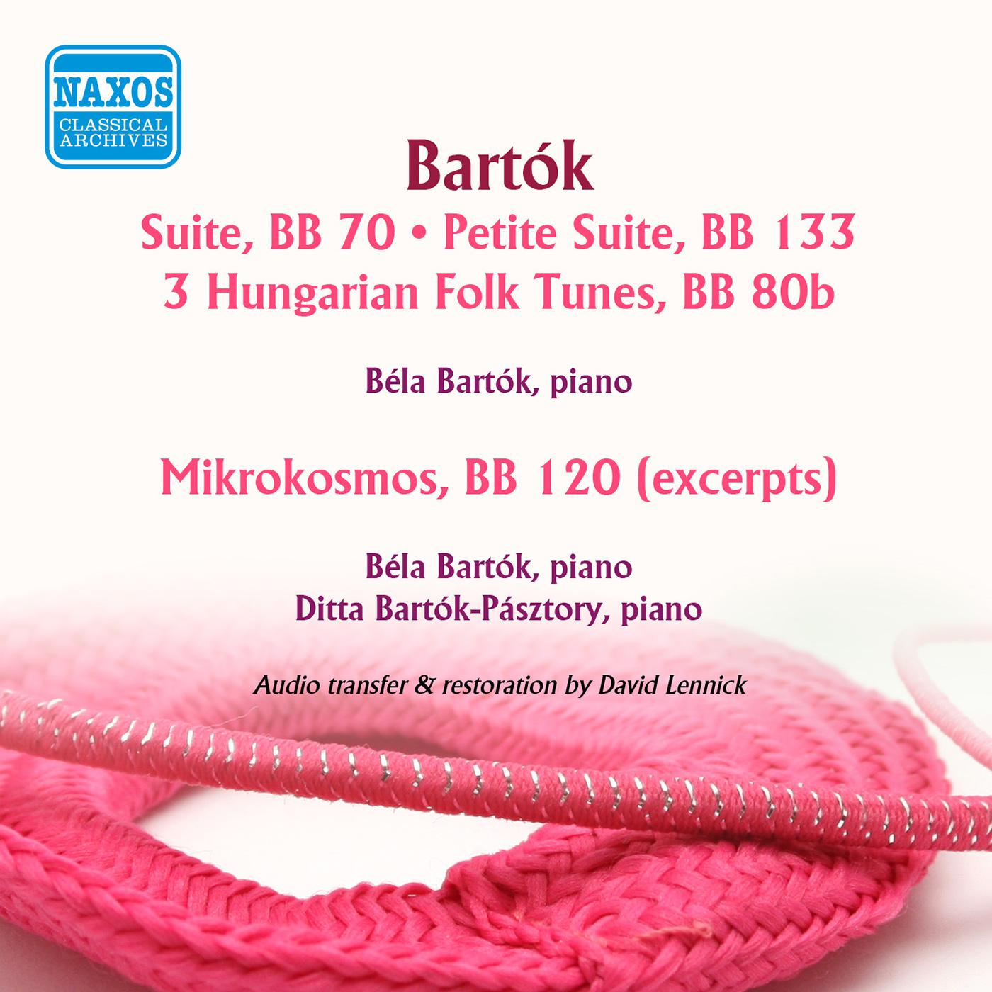 BARTOK, B.: Piano Music (Bartok Plays Bartok) (1929-1941)
