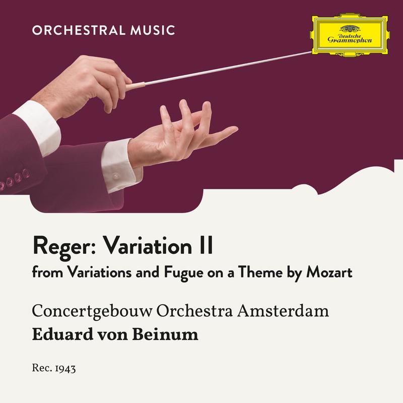 Reger: Variations And Fugue On A Theme By Wolfgang Amadeus Mozart, Op.132 - Variation II