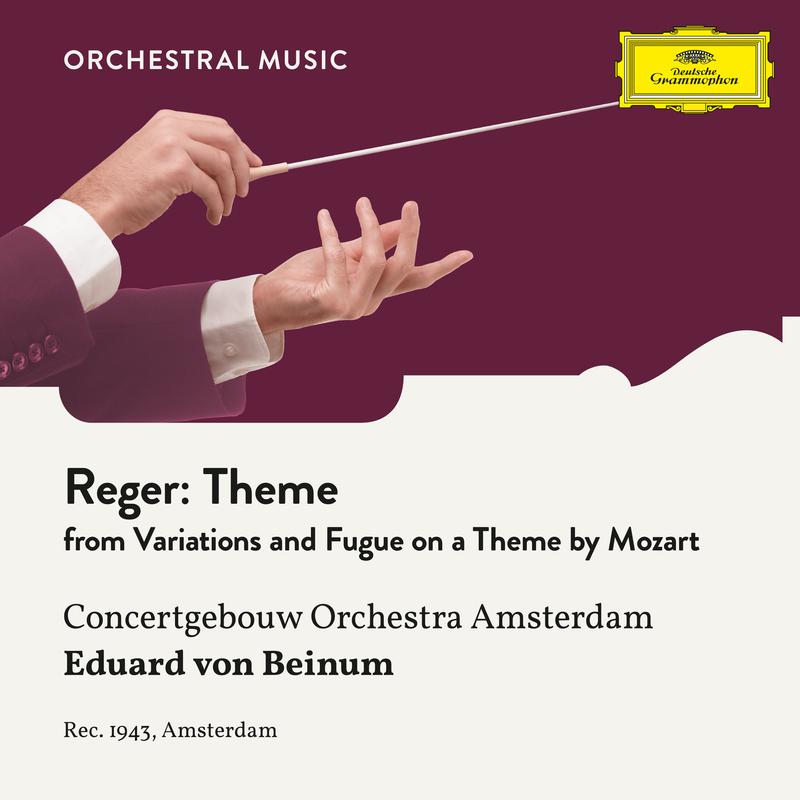 Reger: Variations And Fugue On A Theme By Wolfgang Amadeus Mozart, Op.132 - Theme