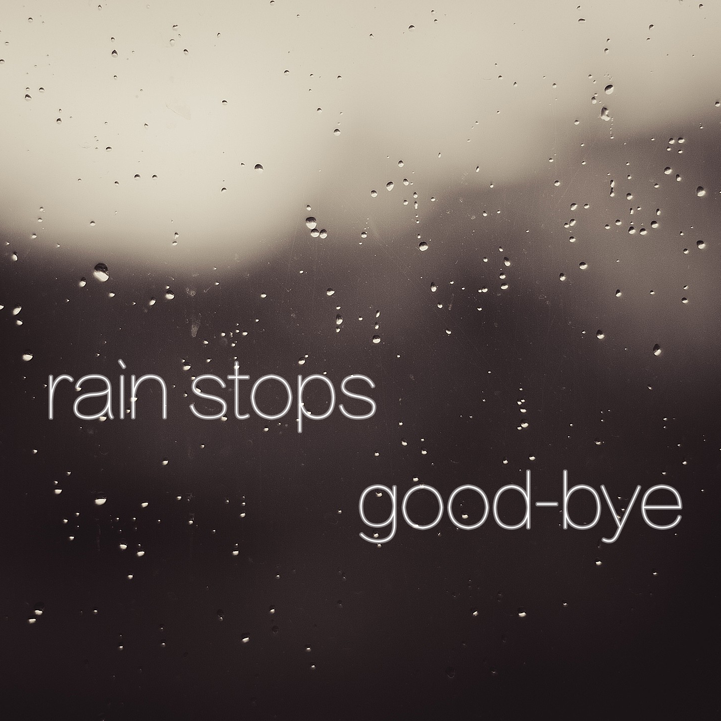 rain  stops, goodbye Cover chu yin