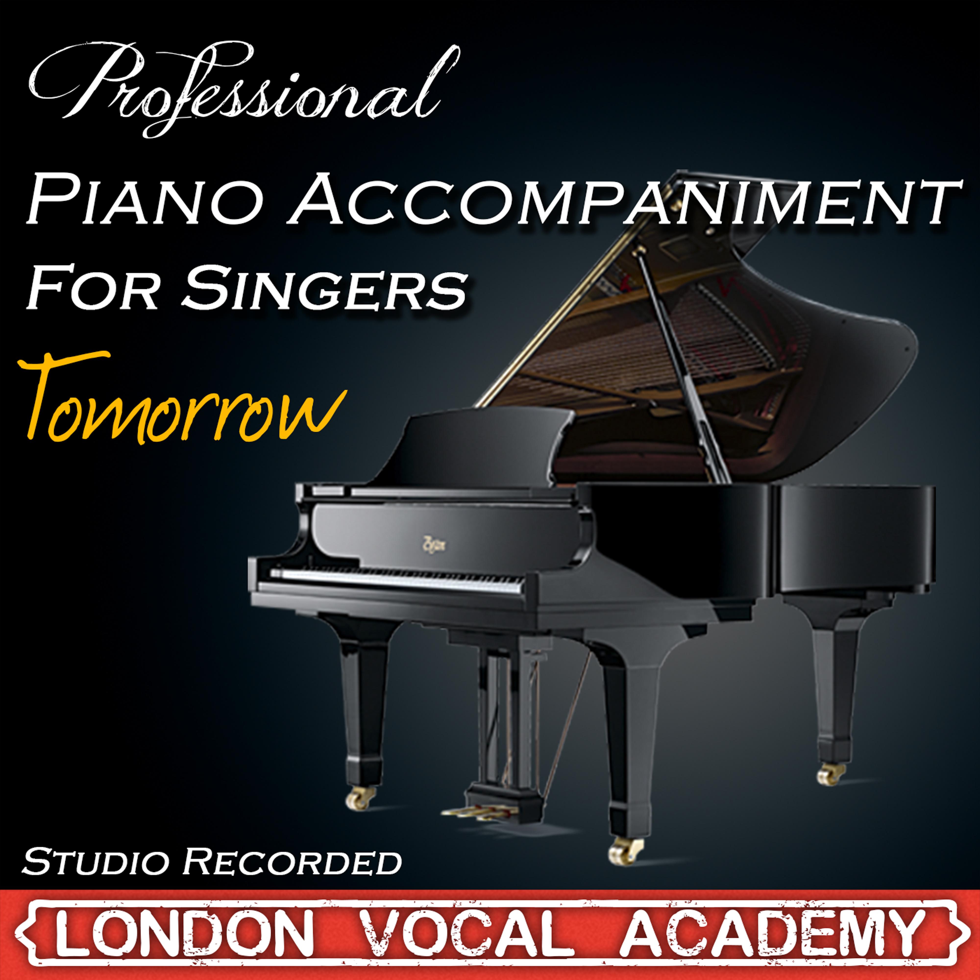 Tomorrow ('Annie' Piano Accompaniment) [Professional Karaoke Backing Track]