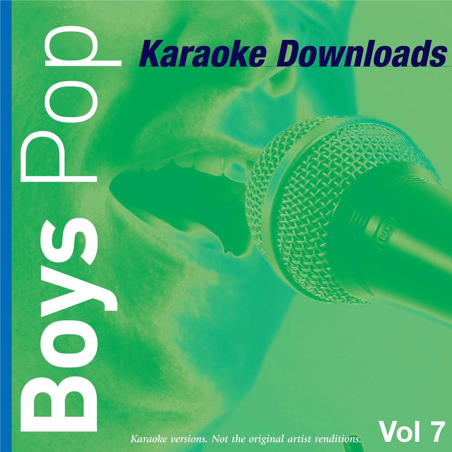 Karaoke Downloads - Boys Pop Vol.7