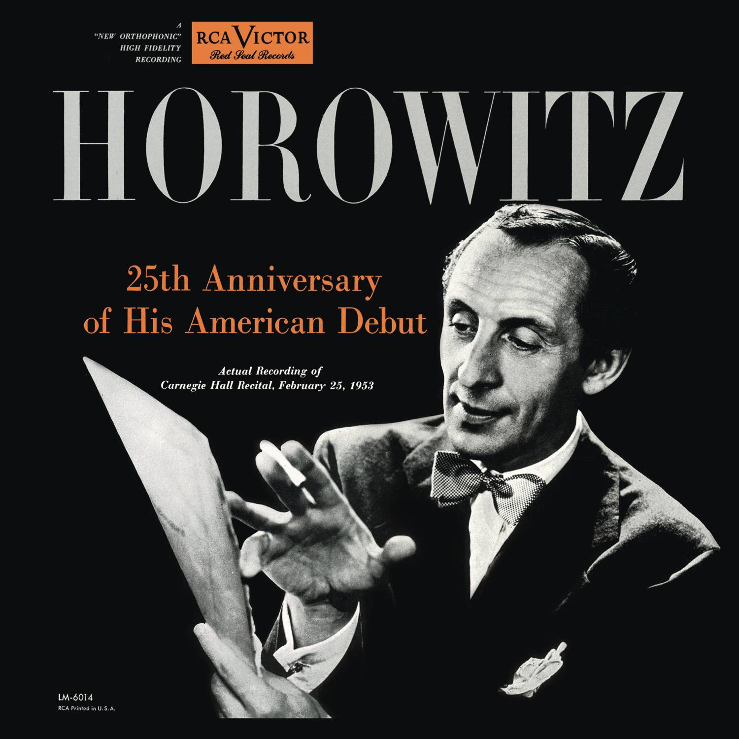 Vladimir Horowitz live at Carnegie Hall - 25th Anniversary of His American Debut, Silver Jubilee Recital (February 25, 1953)