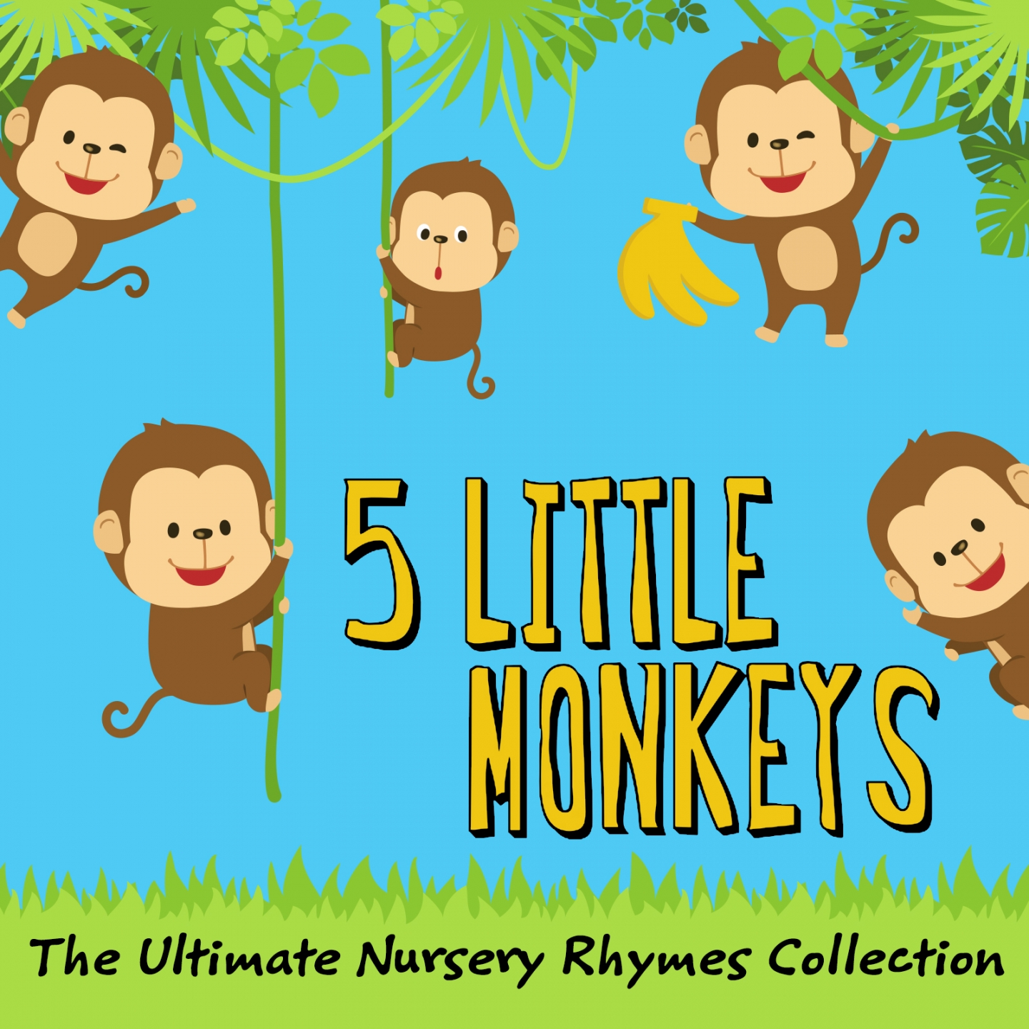 5 Little Monkeys | the Ultimate Nursery Rhymes Collection