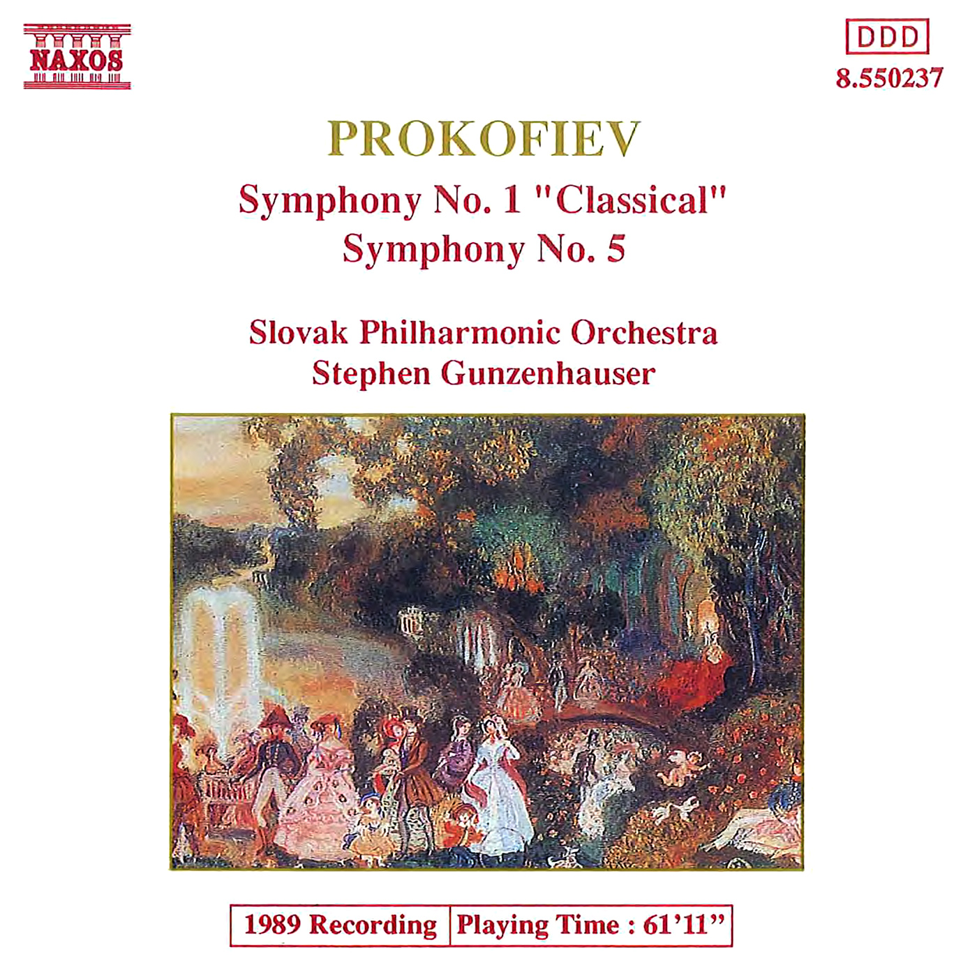 Symphony No. 1 in D Major, Op. 25, "Classical":I. Allegro
