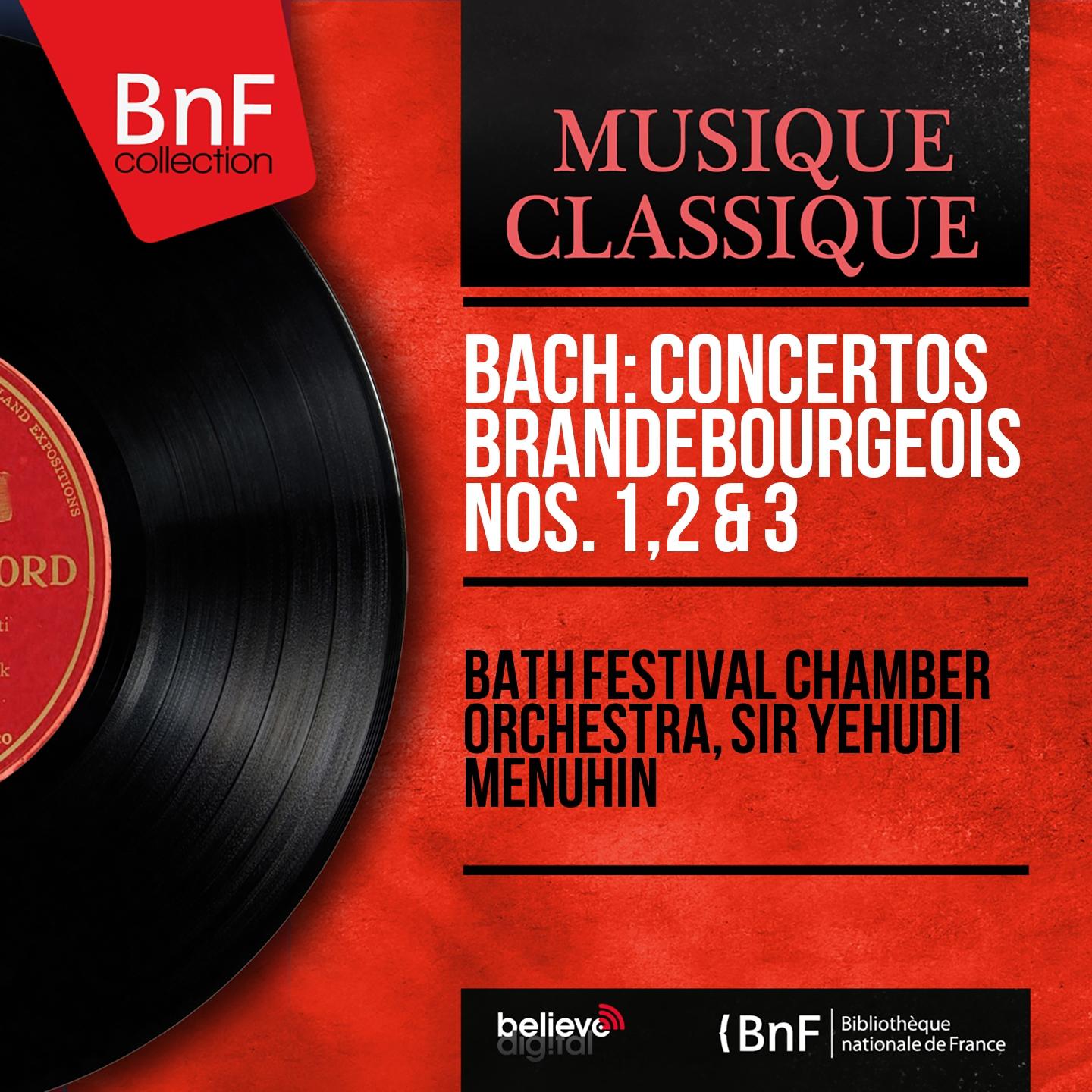 Concerto brandebourgeois No. 1 in F Major, BWV 1046: IV. Menuet - Trio I - Menuet