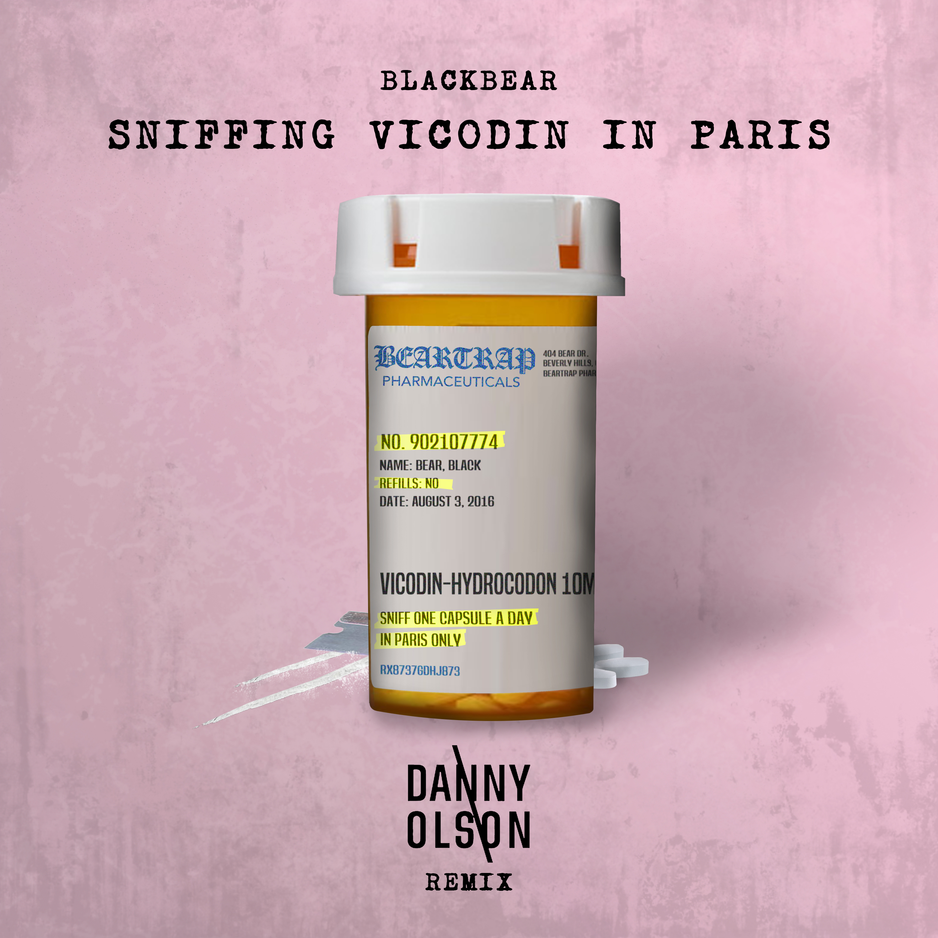 Sniffing Vicodin In Paris (Danny Olson Remix) 