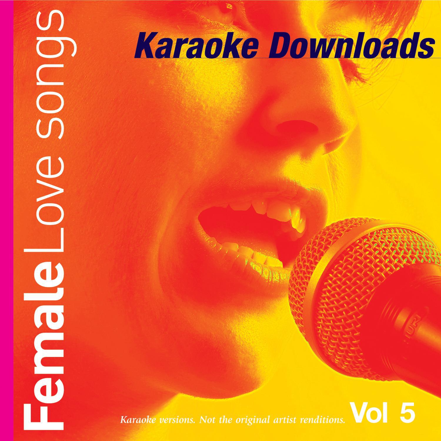 Karaoke Downloads - Female Love Songs Vol.5