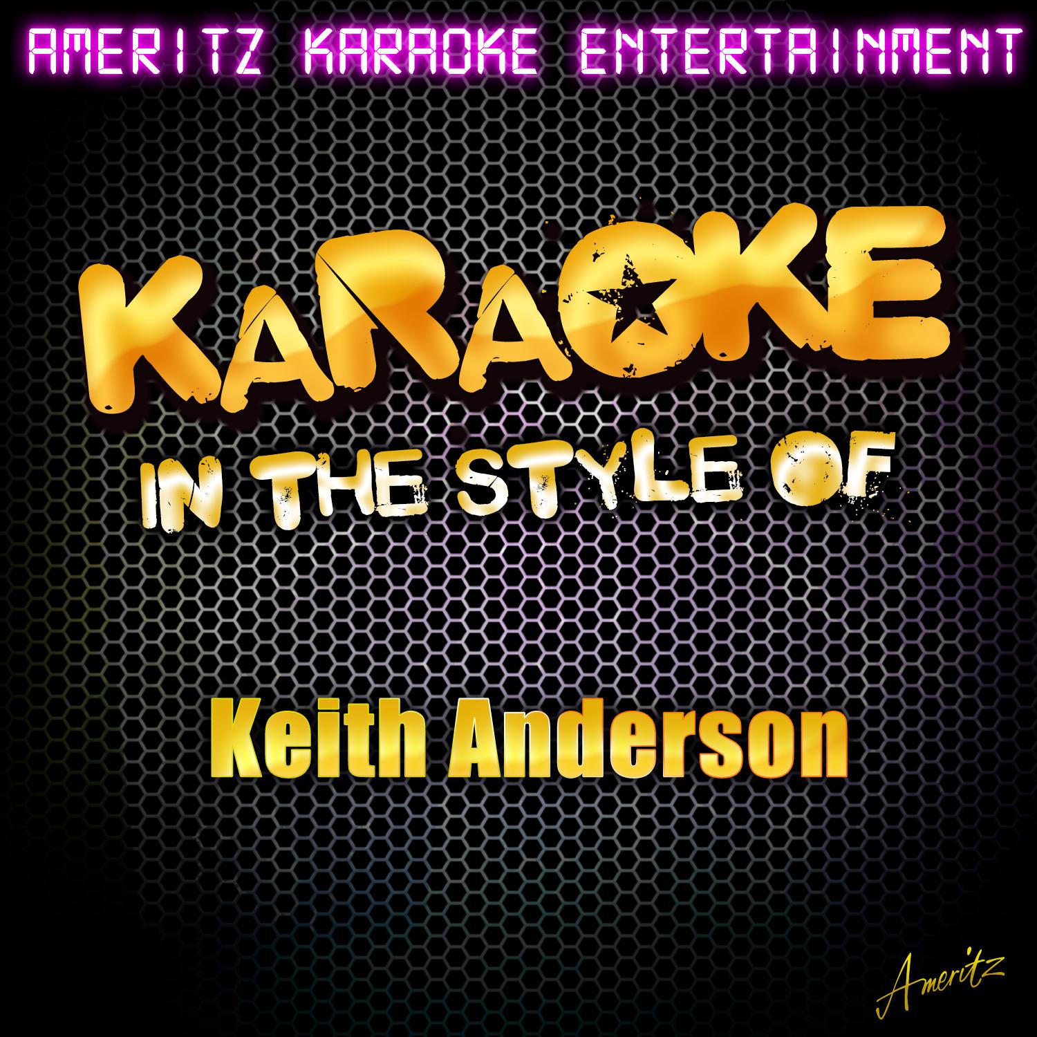 Karaoke (In the Style of Keith Anderson)