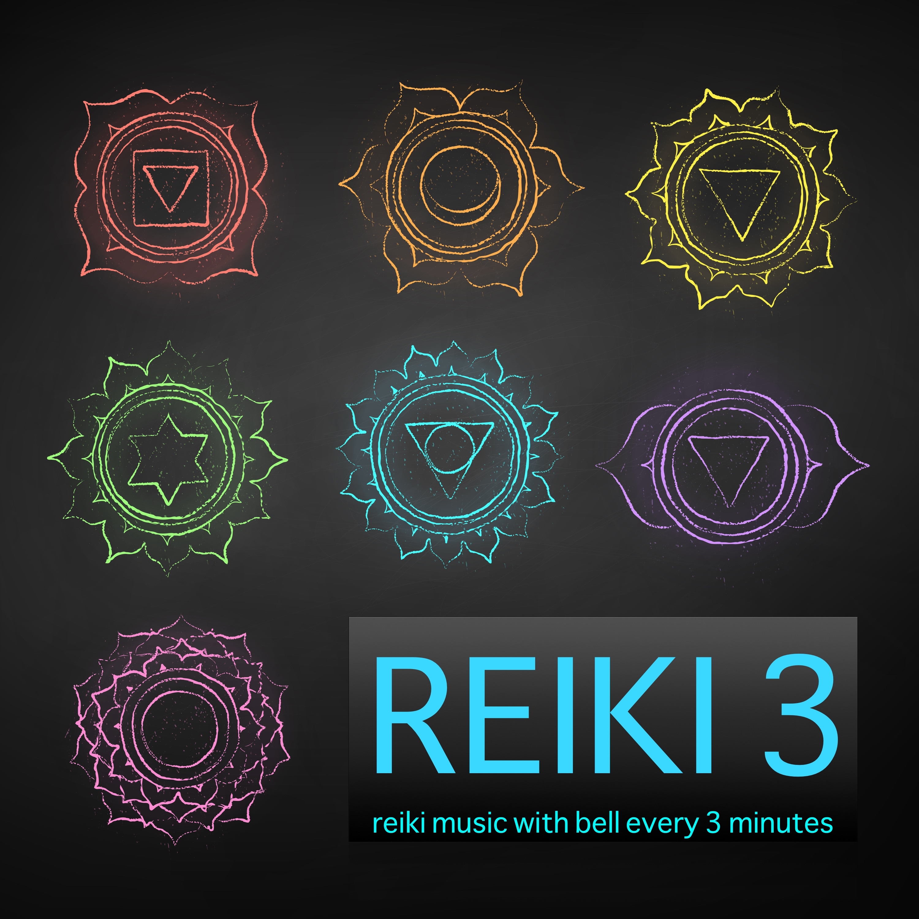 Reiki Level 2 - Meditation Music for Reiki with Bell Every 3 Minutes