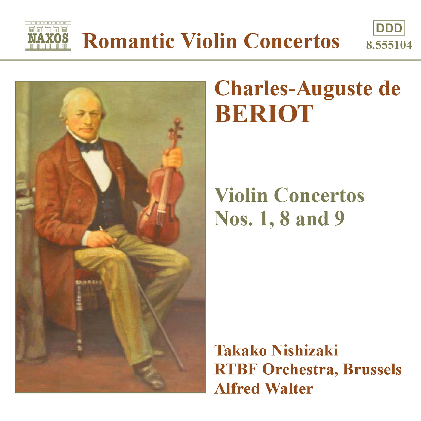 BERIOT, C.A. de: Violin Concertos Nos. 1, 8 and 9