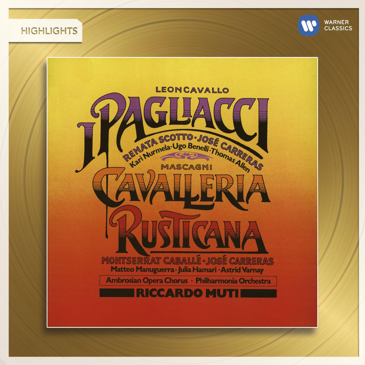 No, Pagliaccio non son ... Suvvia, cosi terrible Canio Coro Silvio Nedda Beppe Tonio from Pagliacci 1987 Remastered Version
