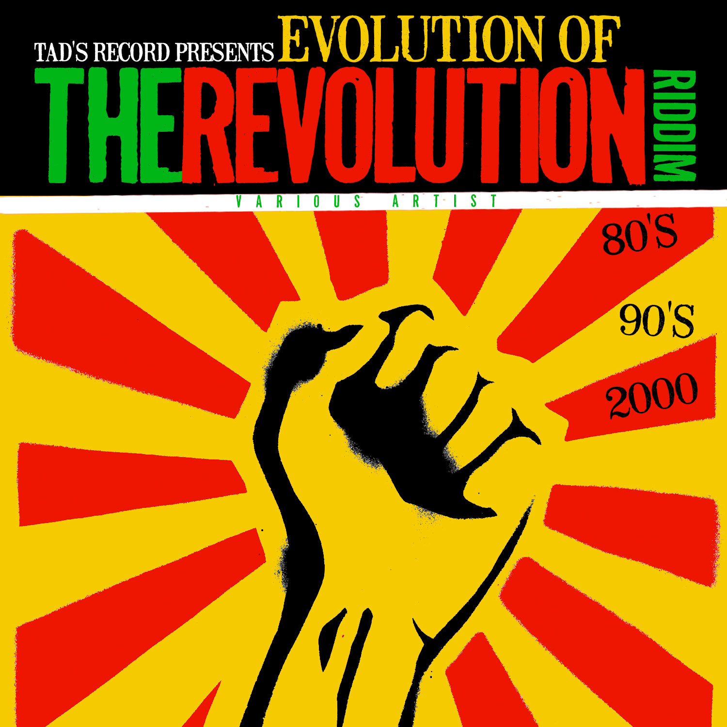 Tad's Record Presents Evolution of The Revolution Riddim (80's, 90's, 2000's)