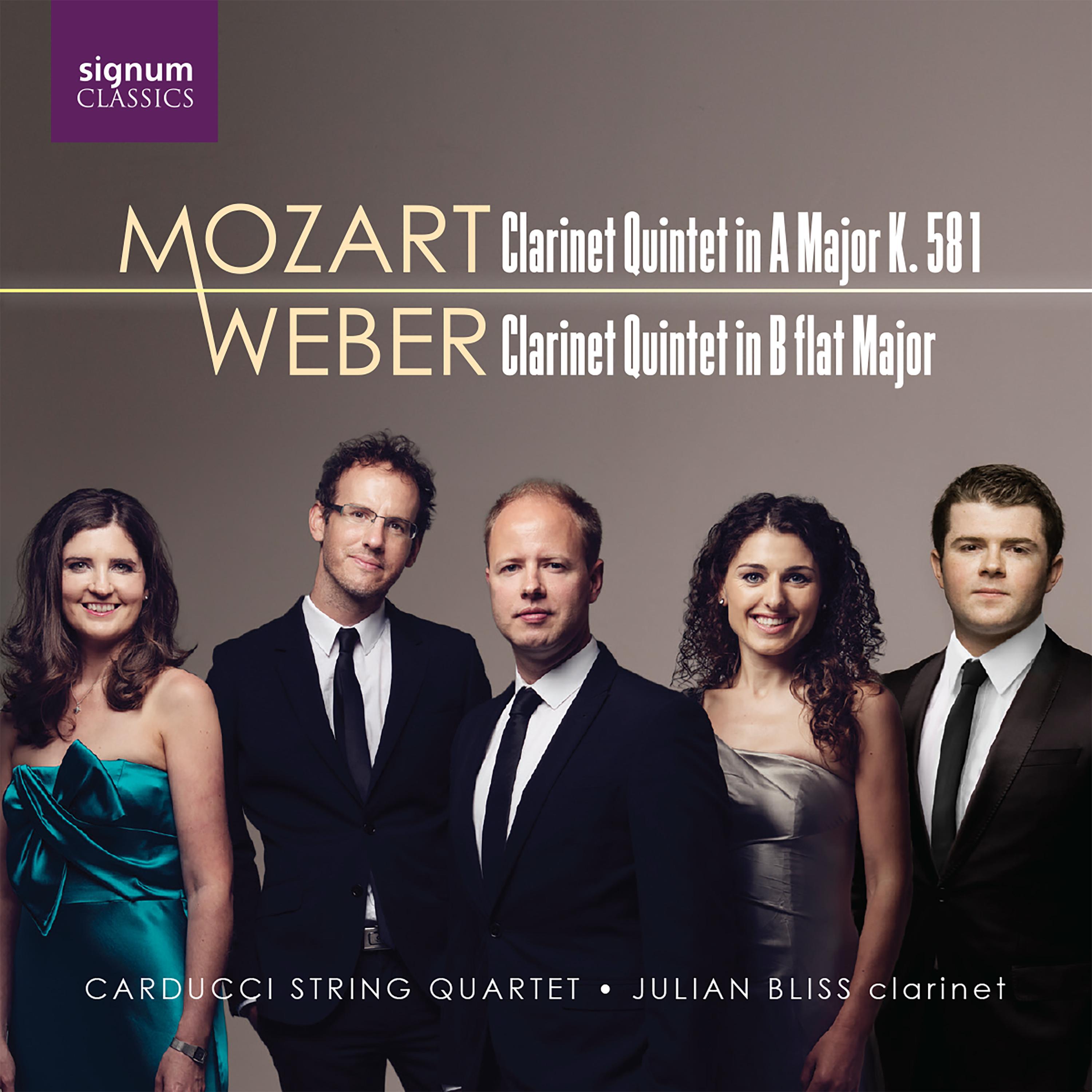 Clarinet Quintet in BFlat Major, Op. 34, J. 182: III. Minuetto Capriccio  Presto