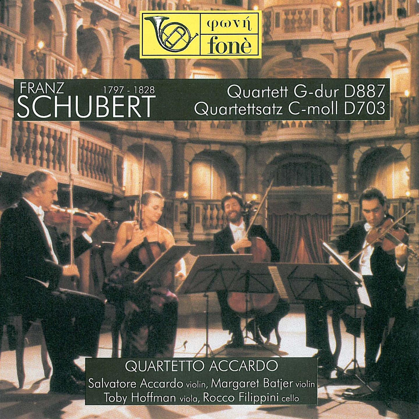 String Quartet No. 15 in G Major, Op. 161, D. 887: I. Allegro molto moderato