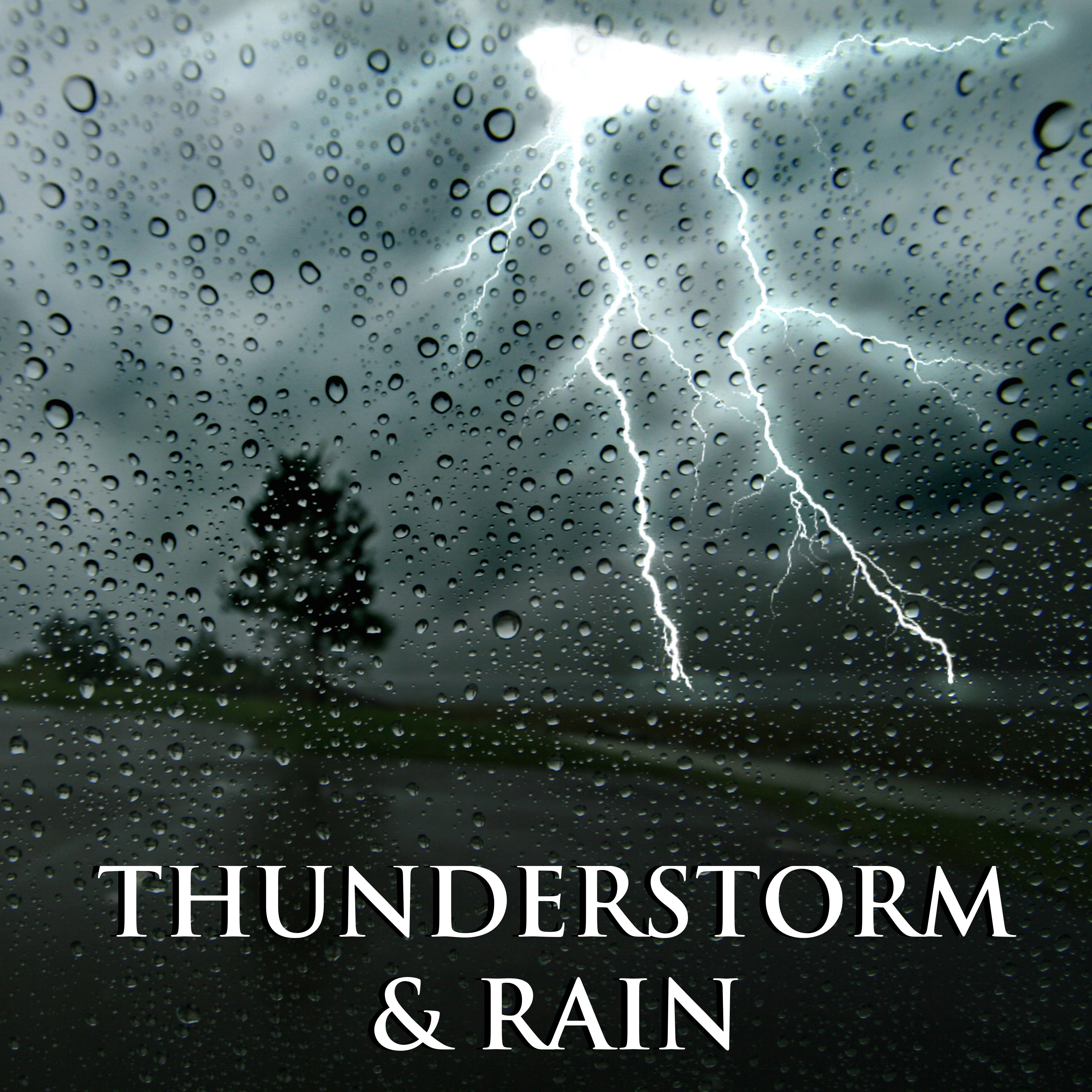 Distant Piano Music with Storm Sound Effect