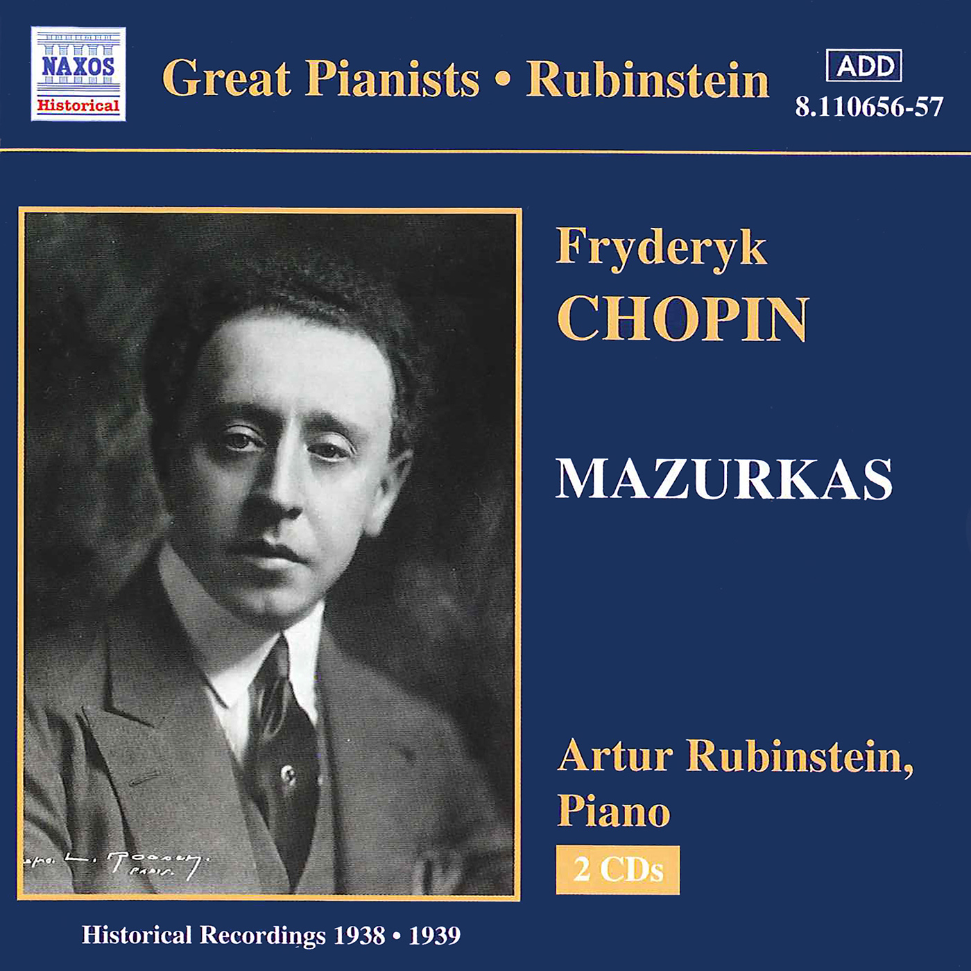 CHOPIN: Mazurkas (Rubinstein) (1938-1939)