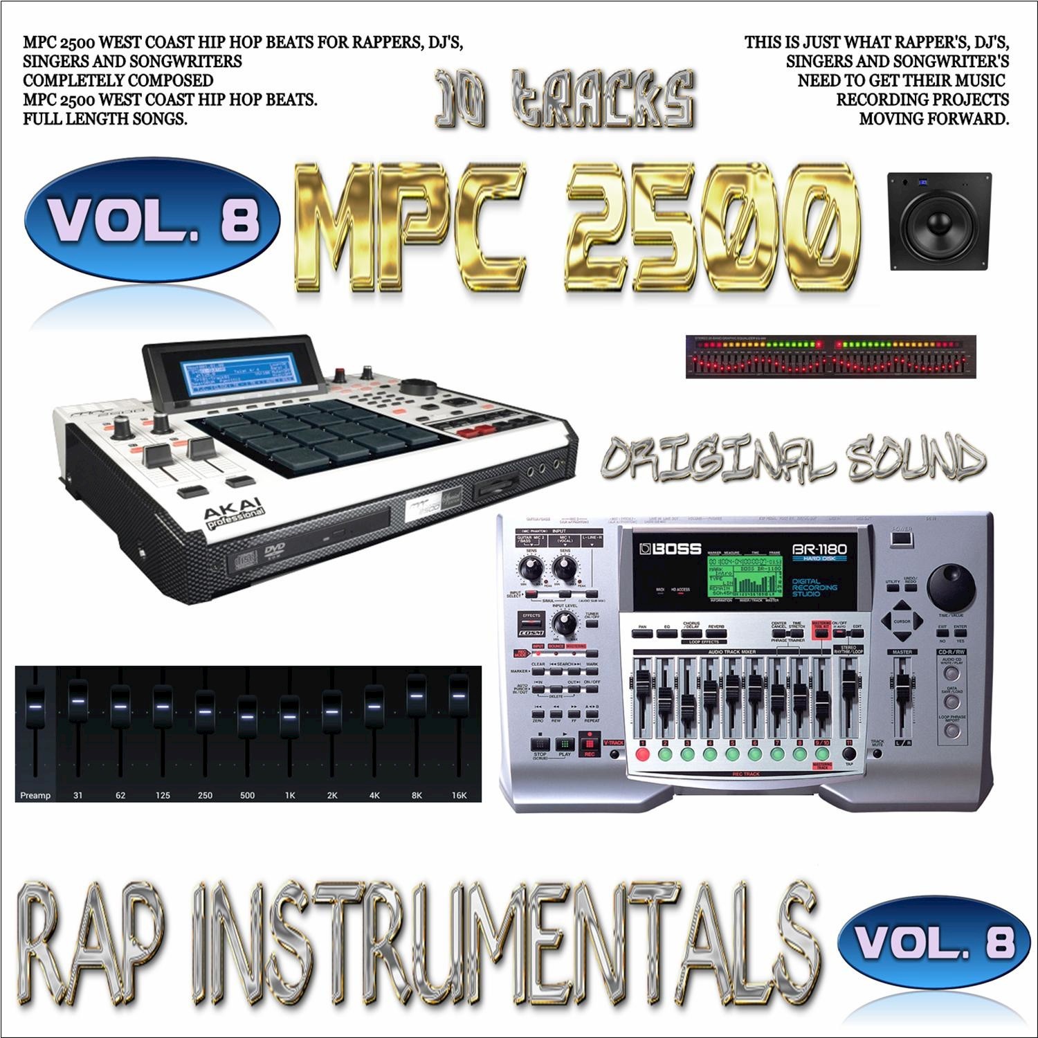 Mpc 2500 Rap Instrumentals, Vol. 8