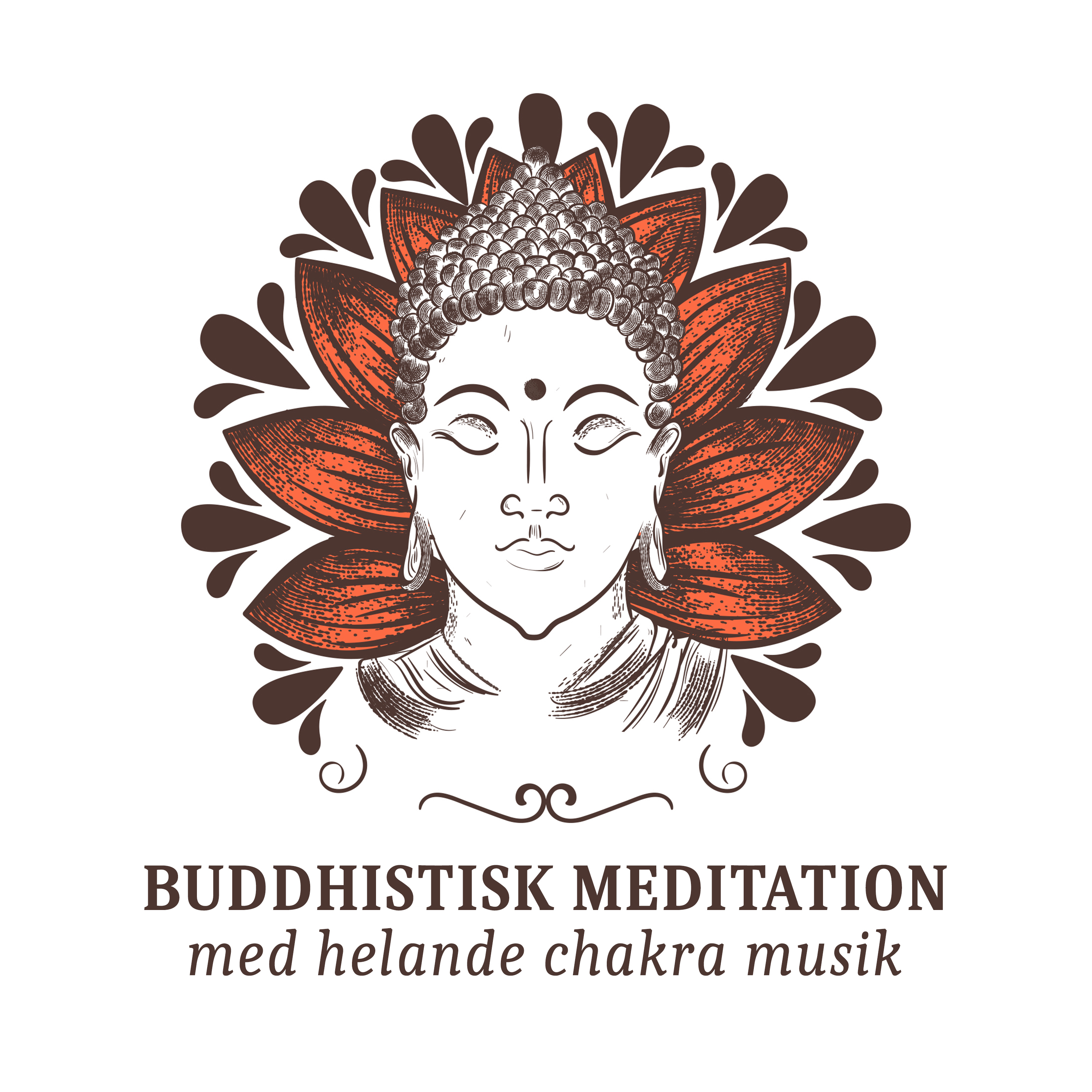 Buddhistisk meditation med helande chakra musik Andlig resa med om meditation och yoga tr ning