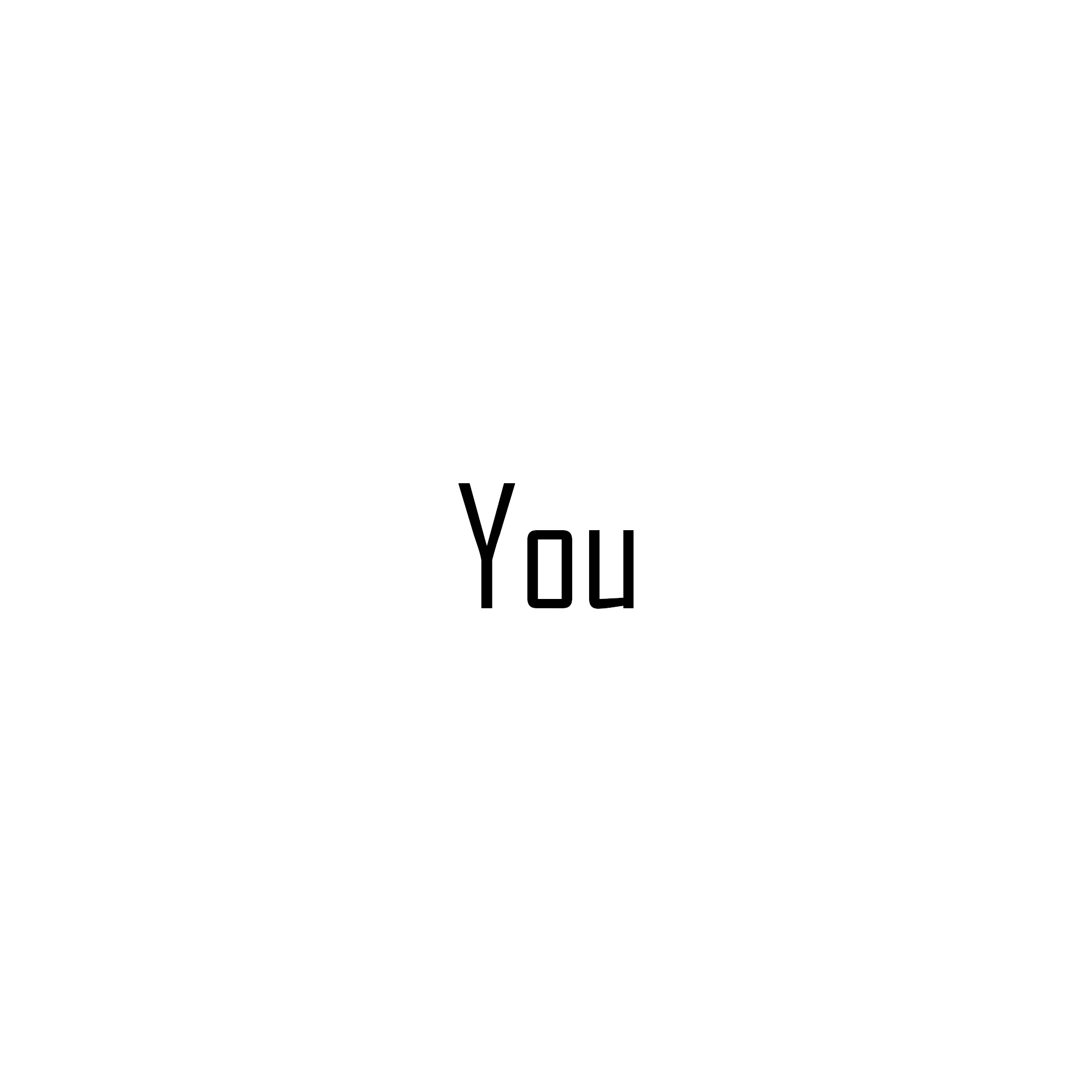 you