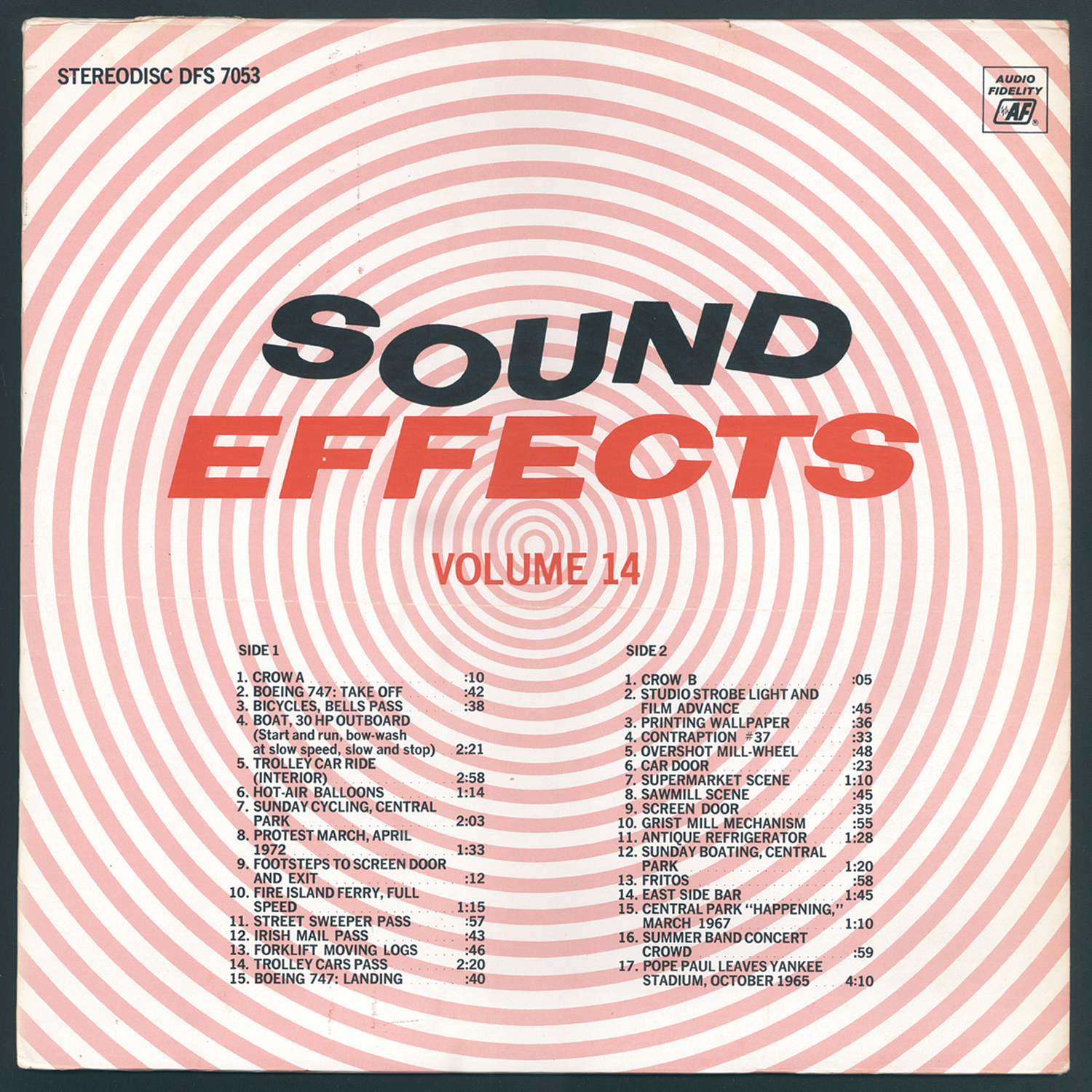 Sound Effects in Stereo, Vol. 14