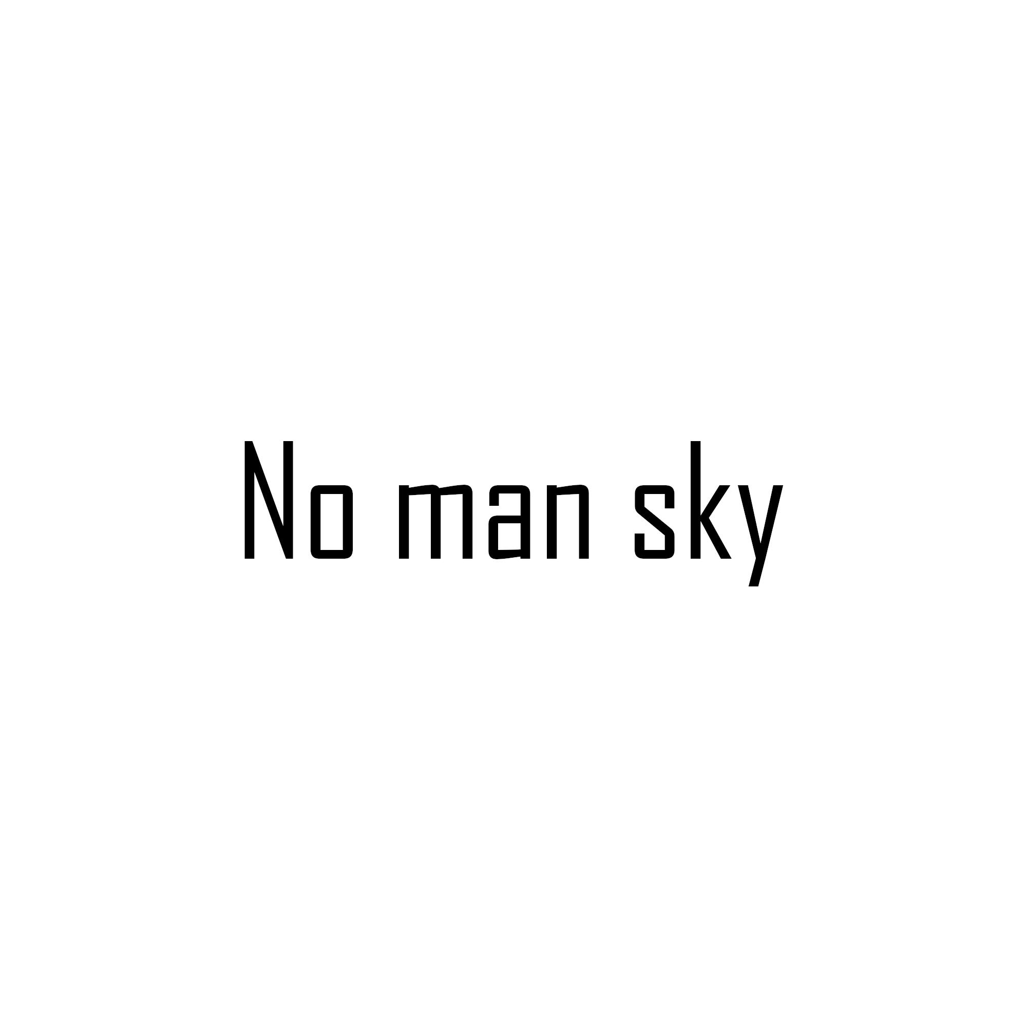 No man sky