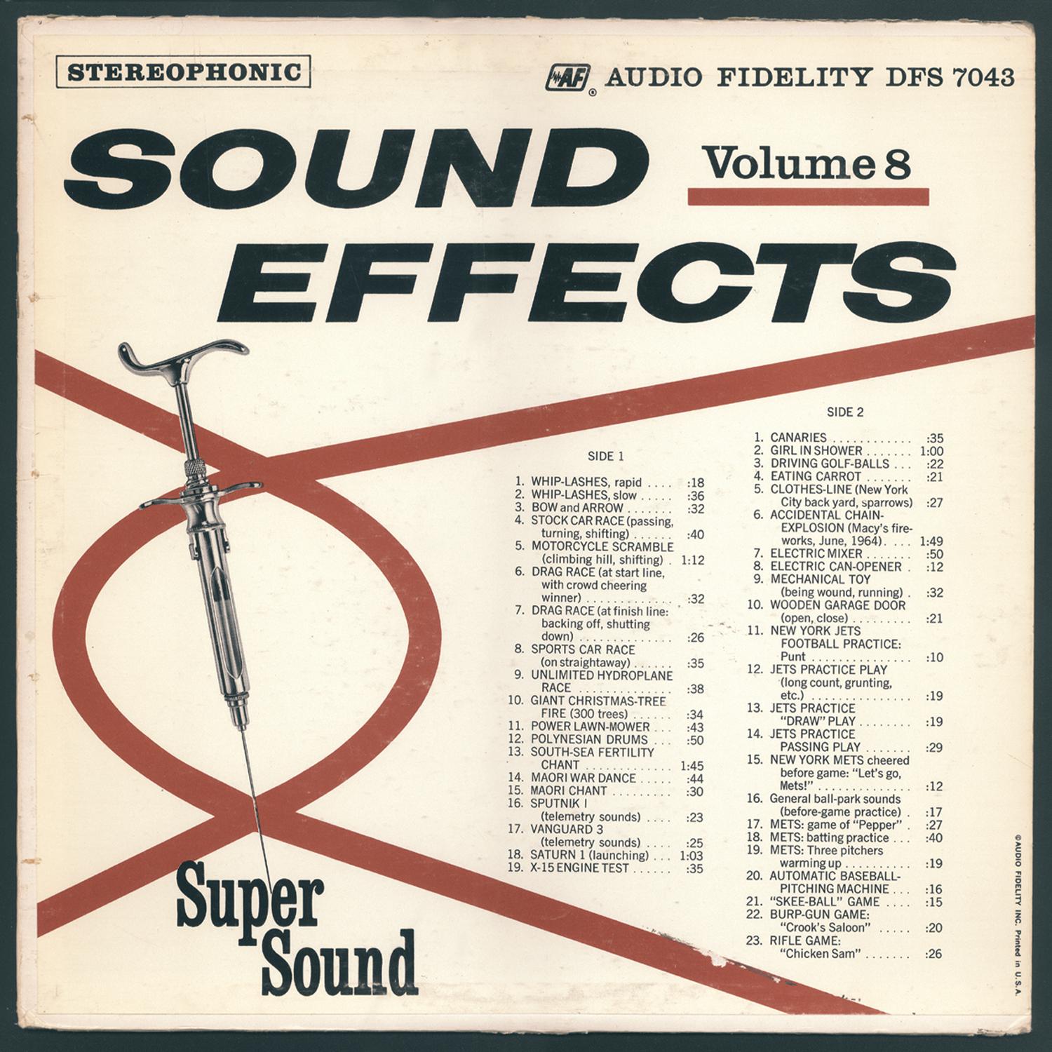 Sound Effects in Stereo, Vol. 8