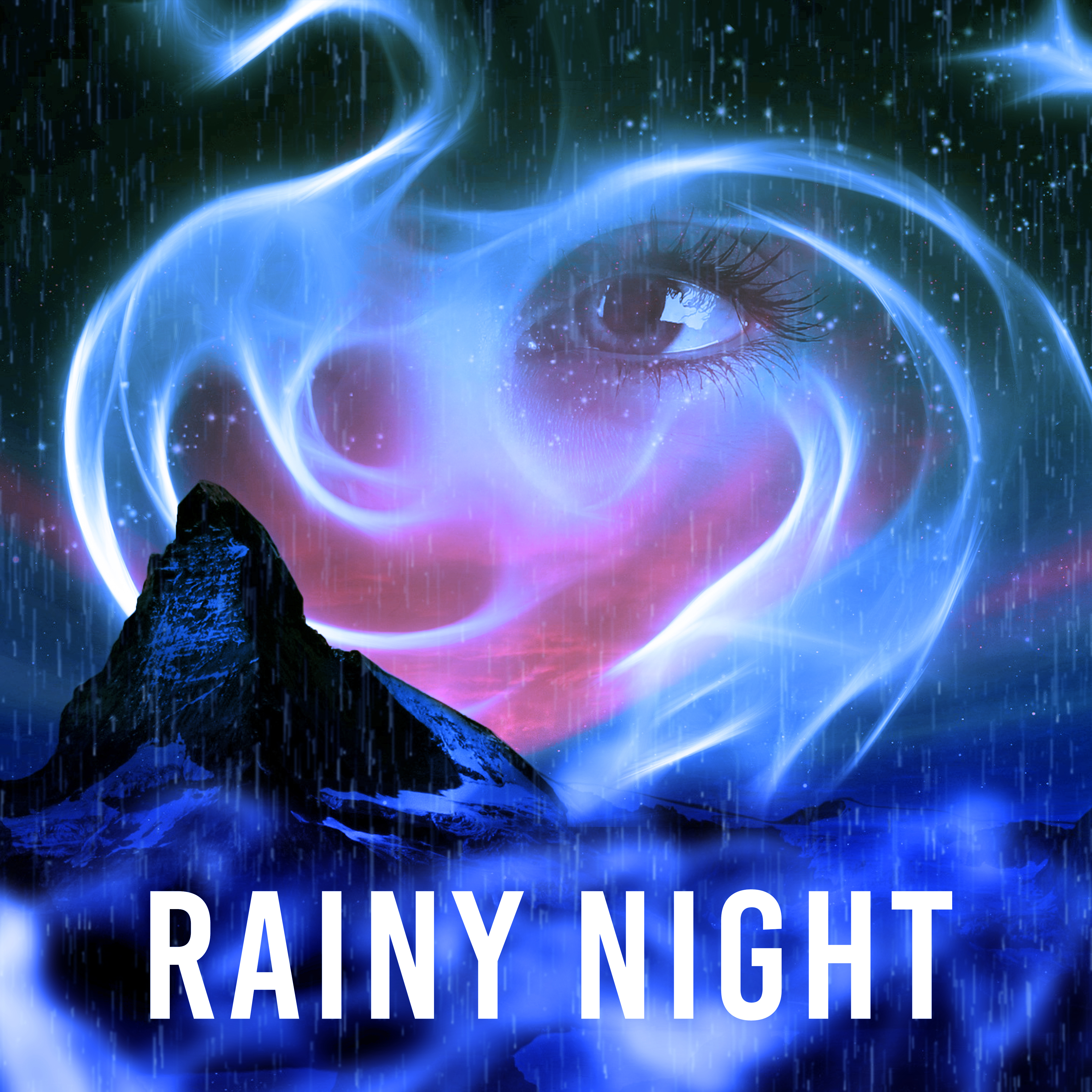 Rainy Night  Peaceful Nature Music for Deep Relaxation, Deep Sleep, Easy Sleep, Summer Rain Music, Ocean Waves