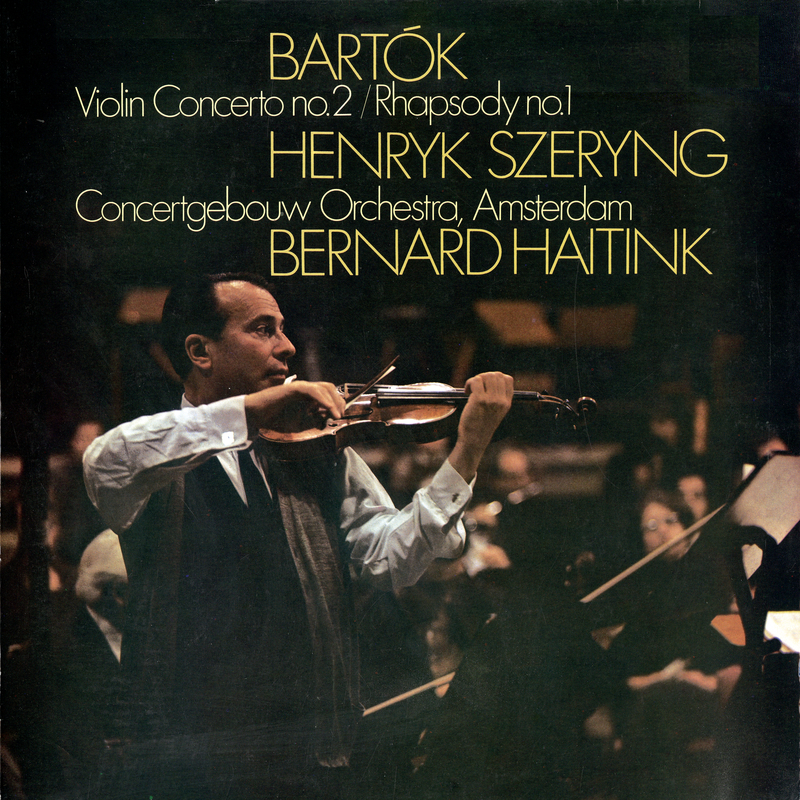 Barto k: Violin Concerto No. 2 Rhapsody No. 1