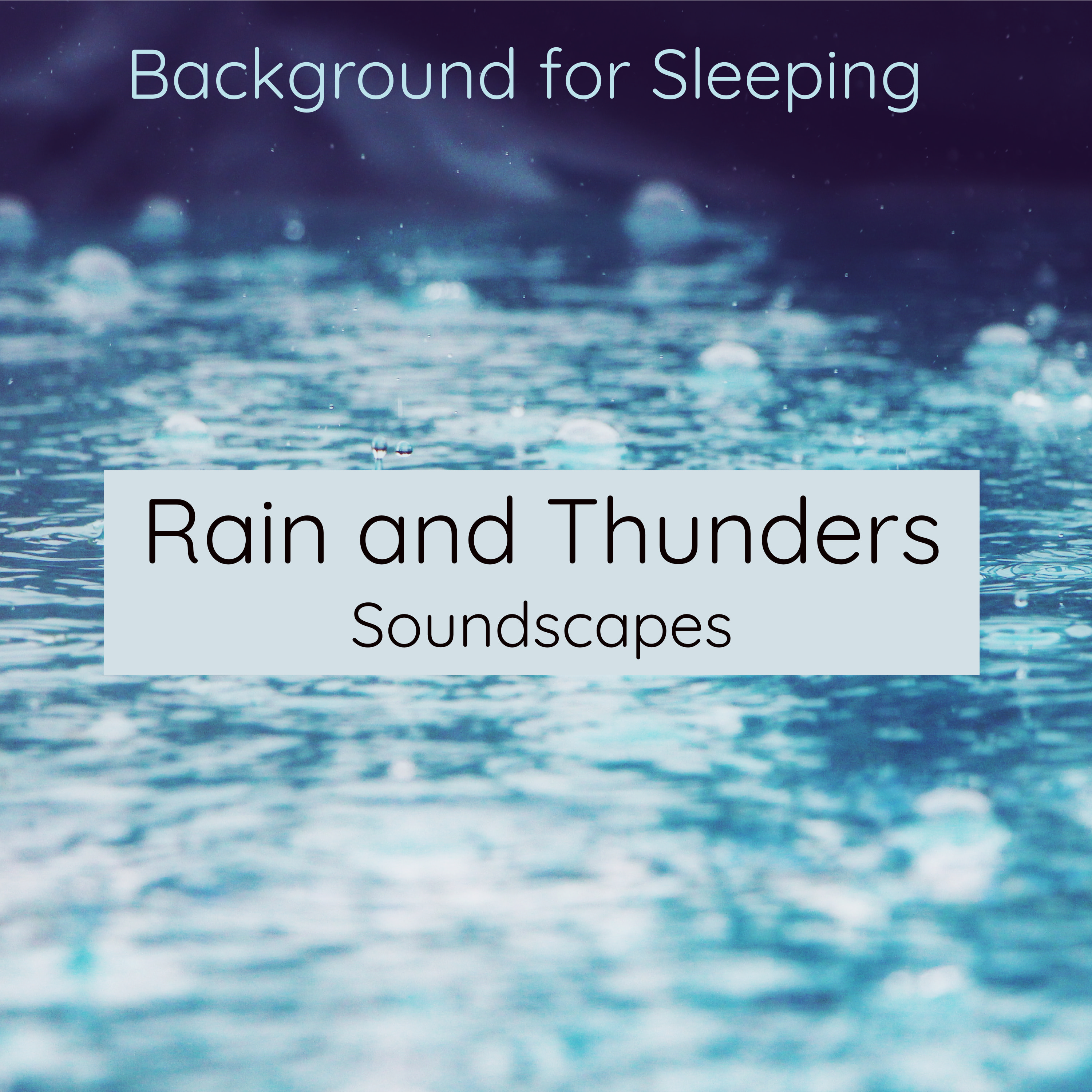 Rain and Thunders Soundscapes Background for Sleeping  One Hour Non Stop Nature Sounds Effect for Sleeping Disorders